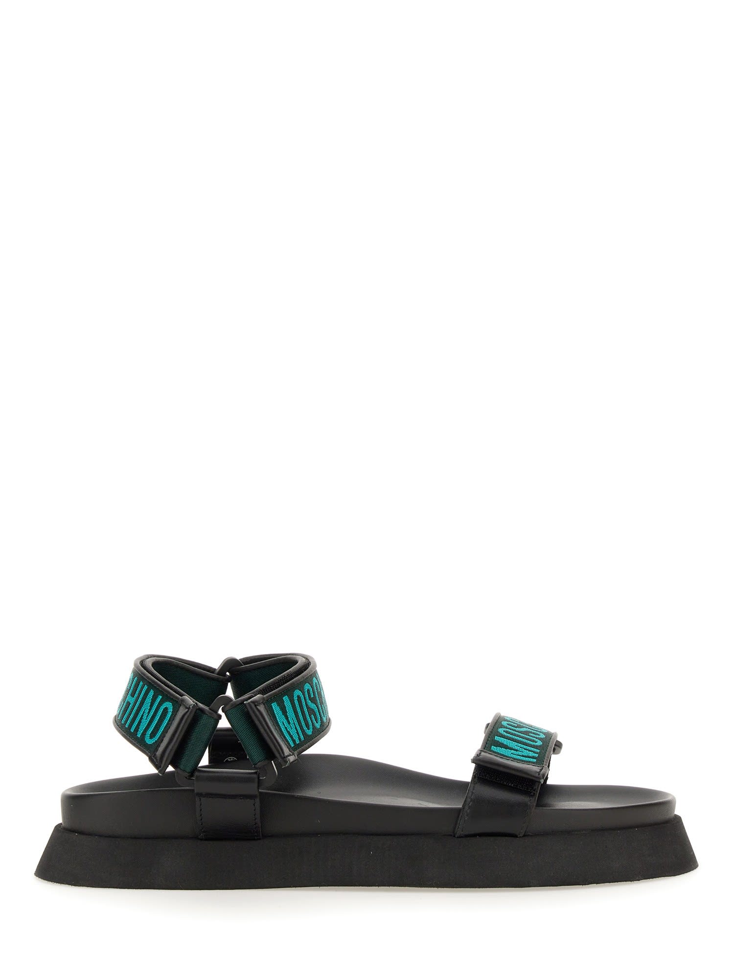 MOSCHINO SANDAL WITH LOGO