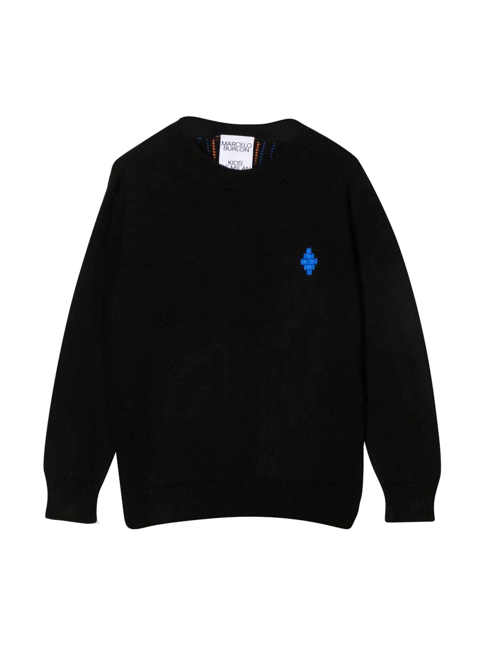 Marcelo Burlon Black Sweater Boy