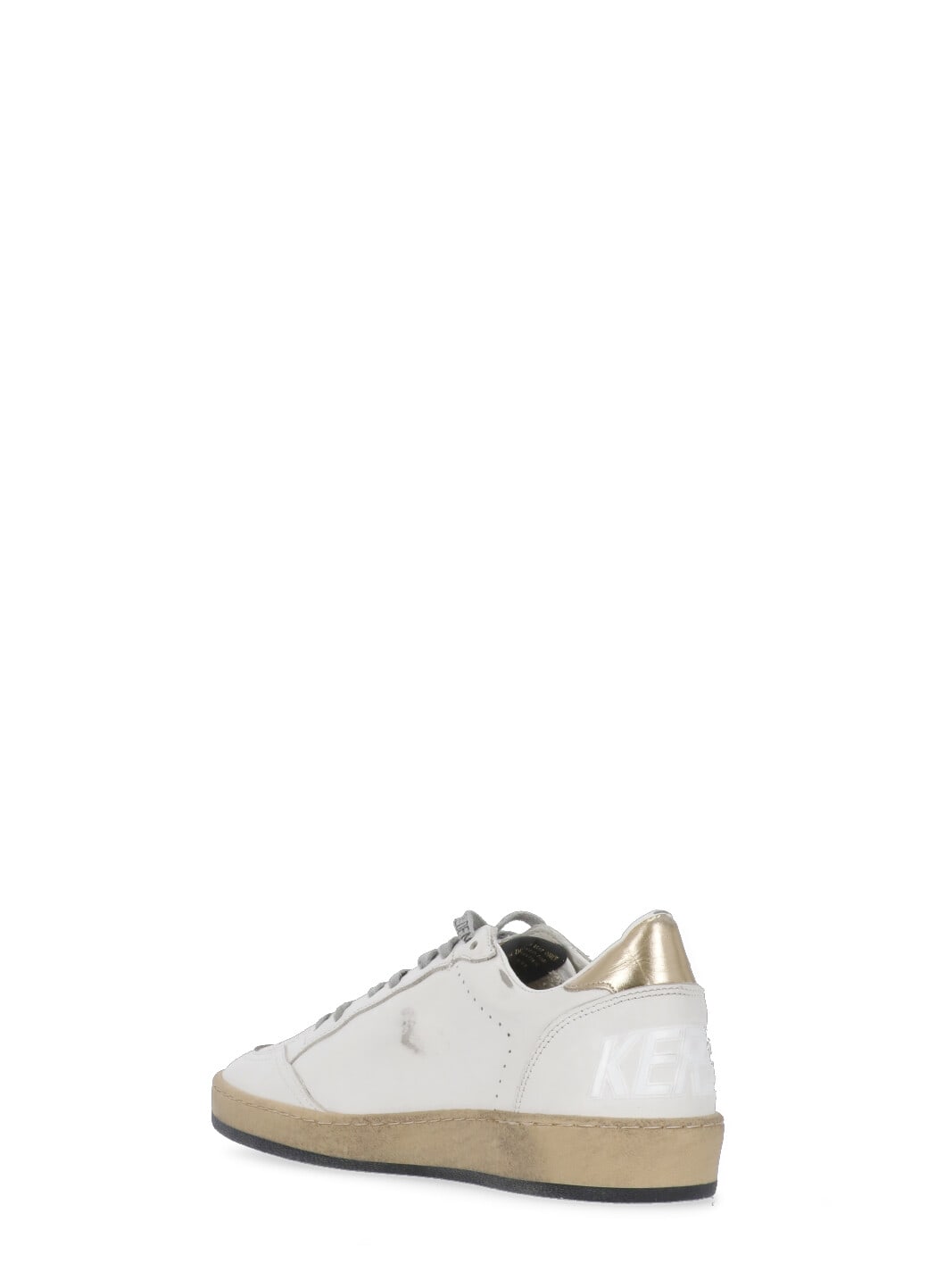 Shop Golden Goose Ballstar Sneakers In White