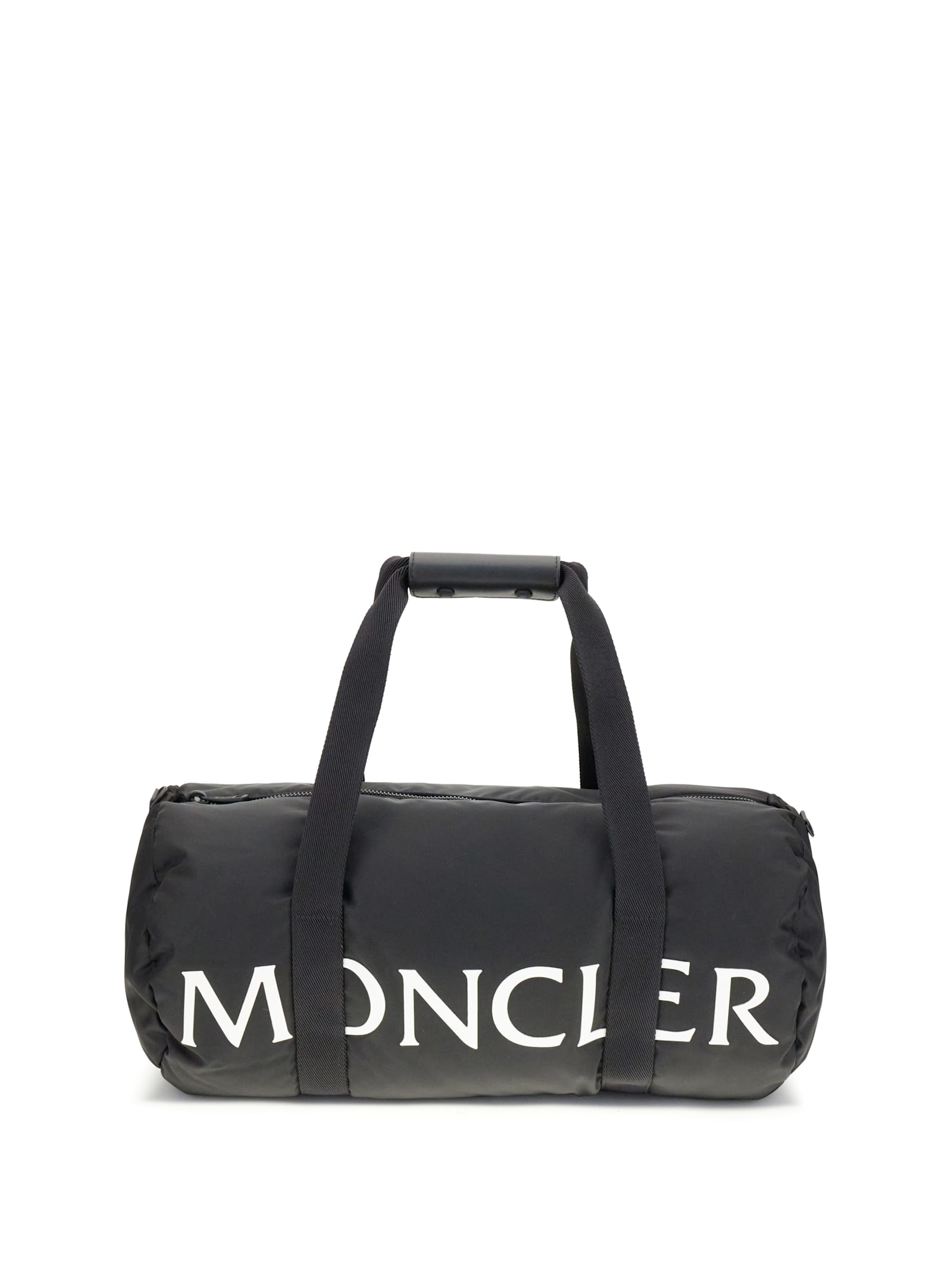 Moncler Men Duffle Travel Bag In Black