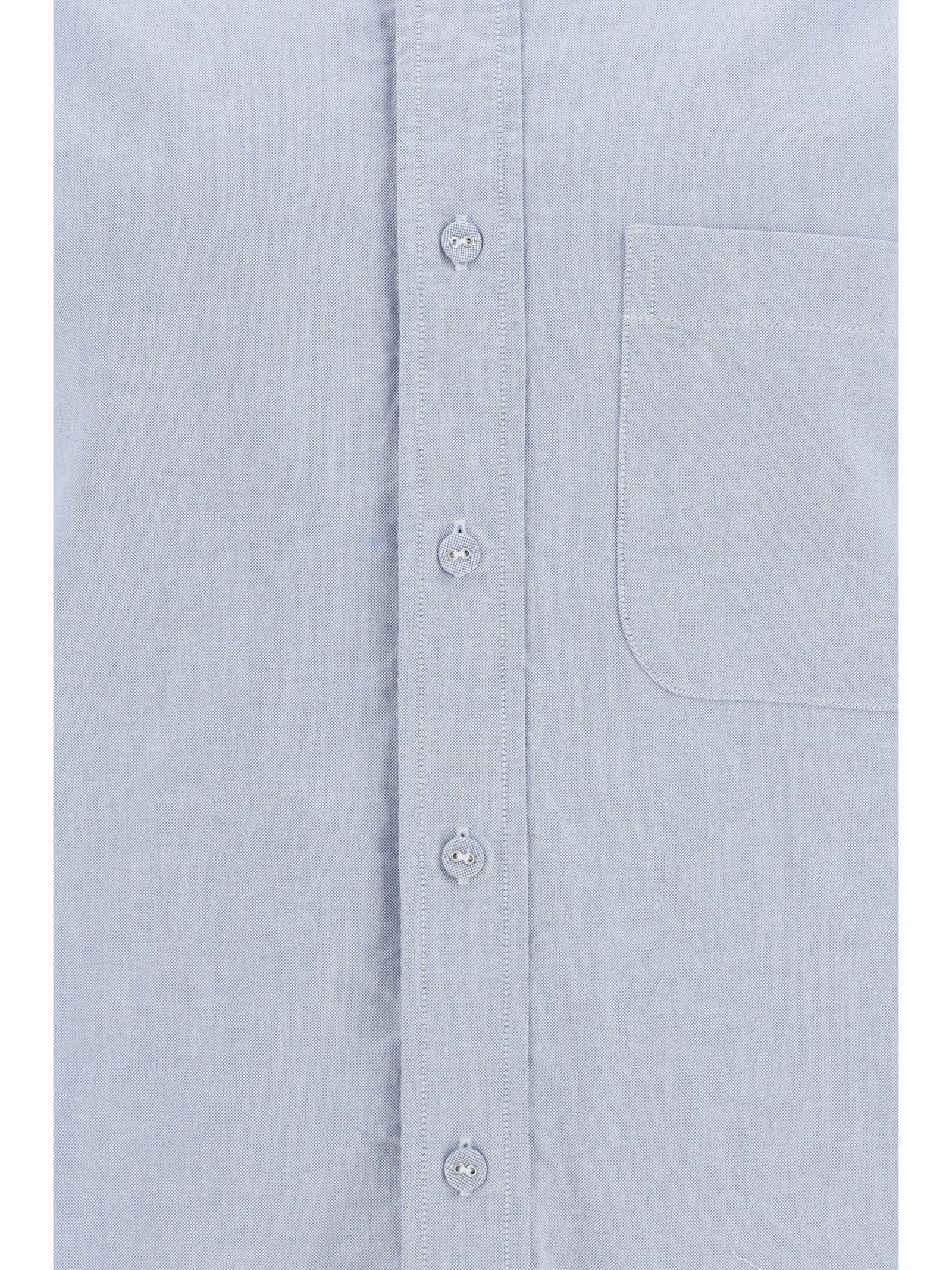 Shop Thom Browne Shirt In Light Blue