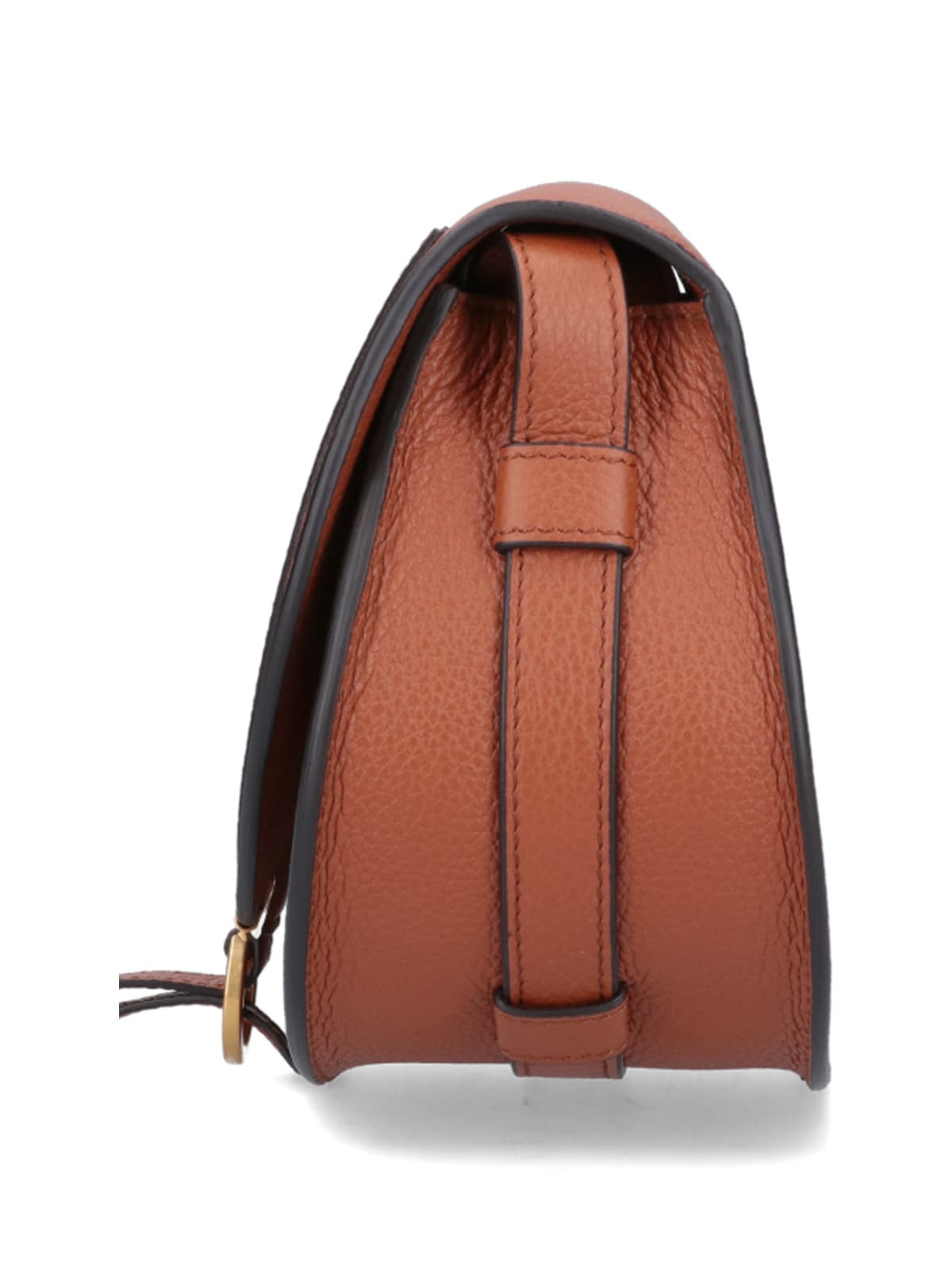 Shop Chloé Small Marcie Shoulder Bag In Brown