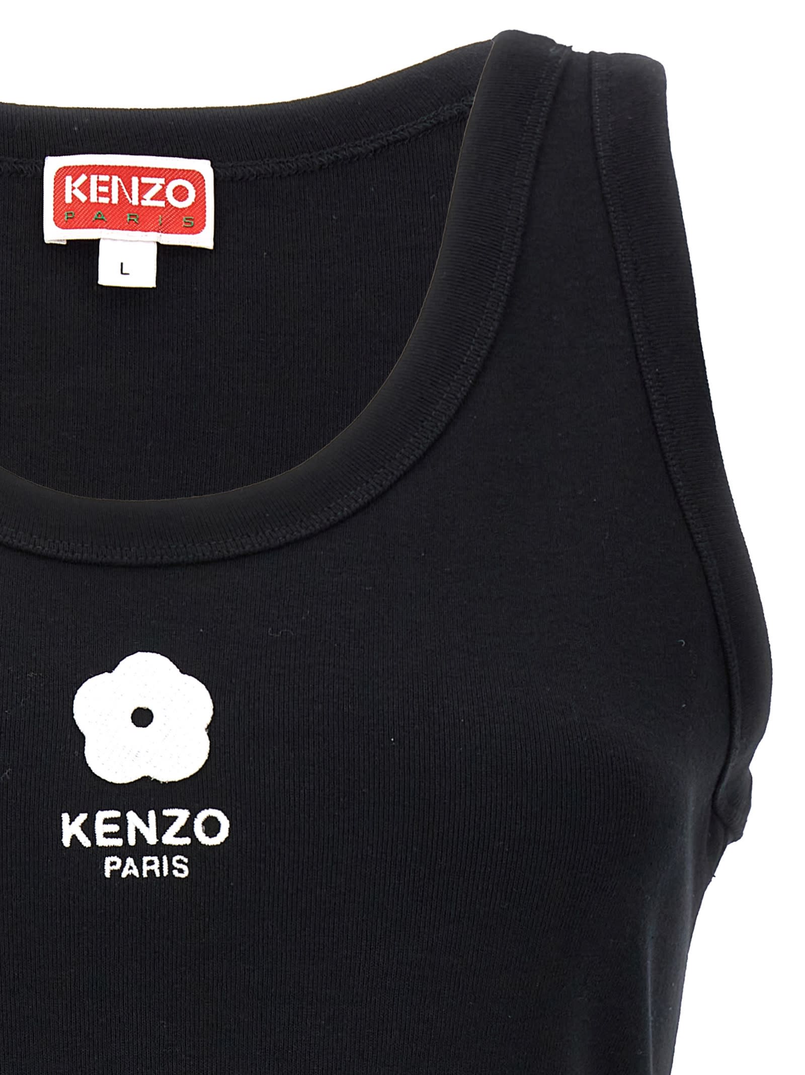 Shop Kenzo Boke 2.0 Tank Top In White/black