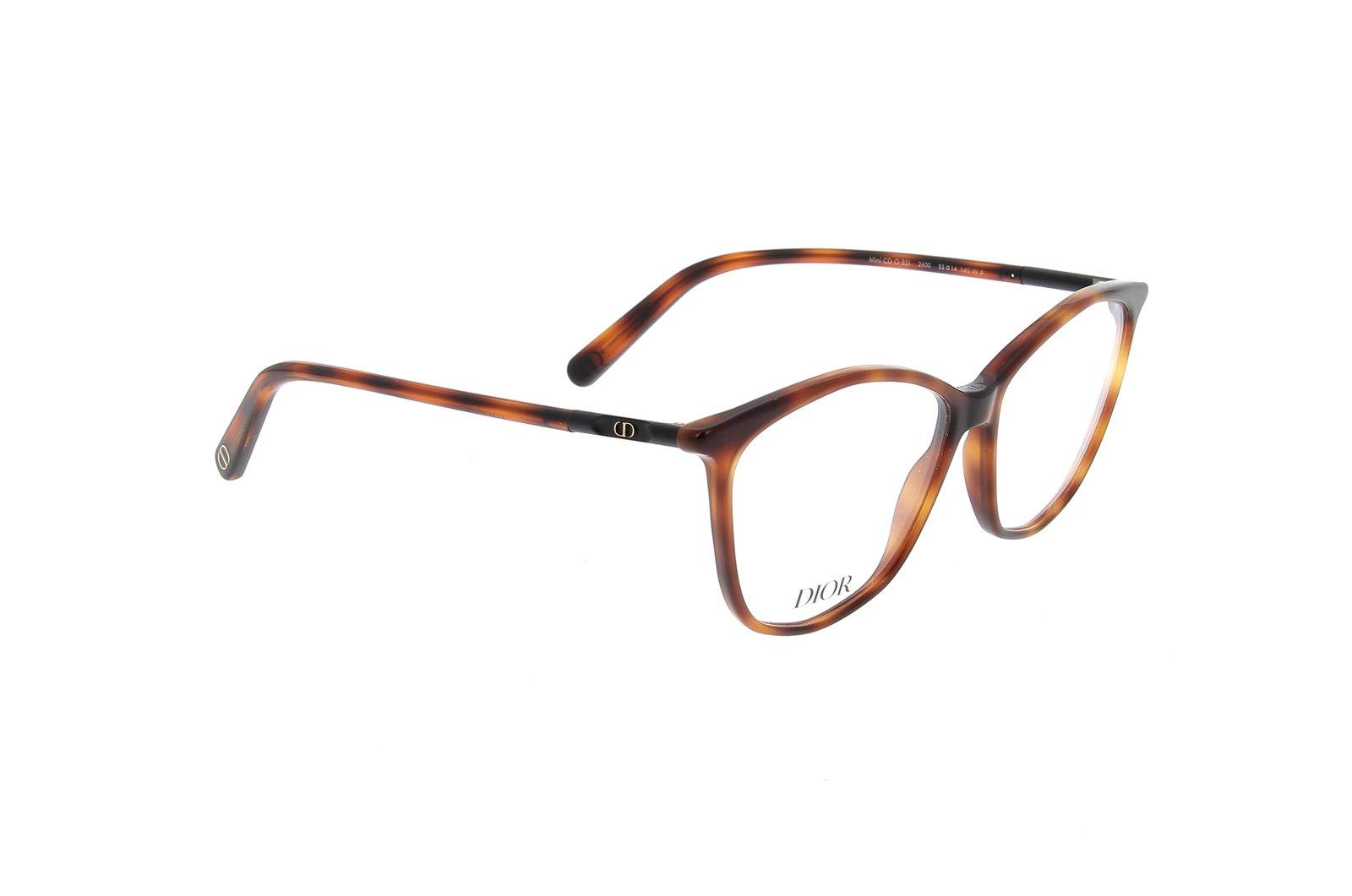 Shop Dior Cat-eye Frame Glasses In 2600