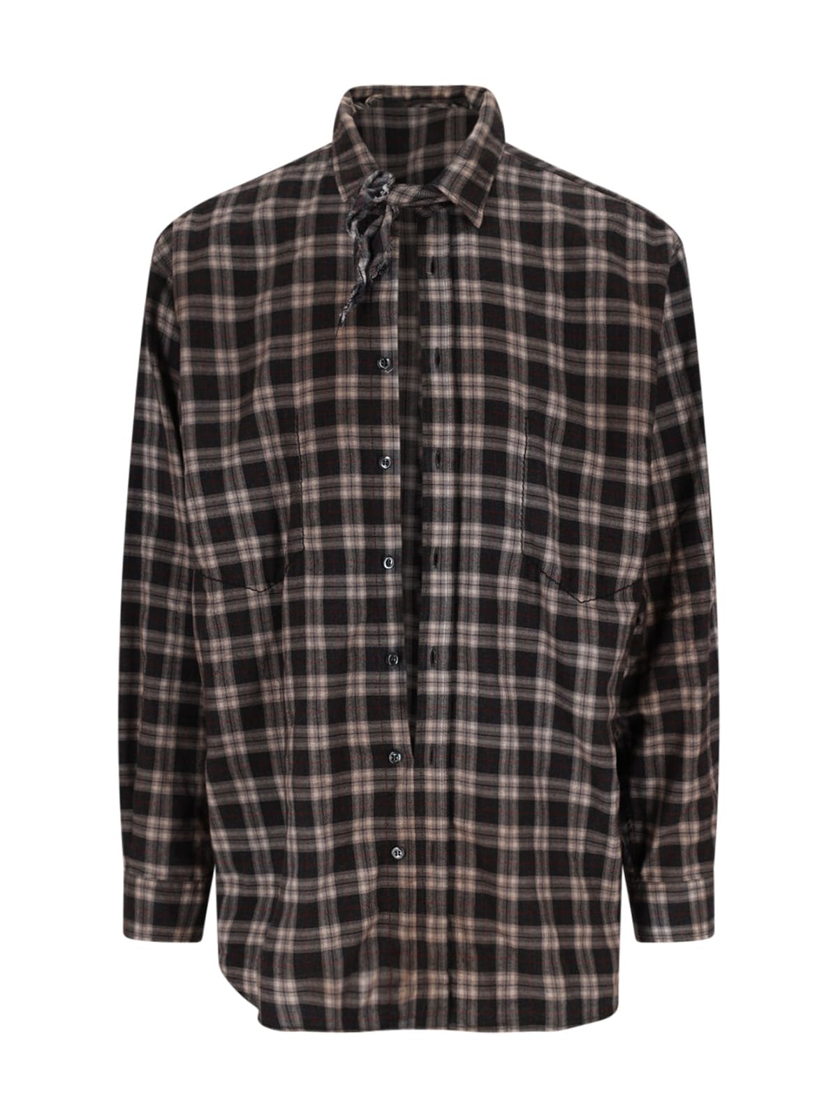 Dsquared2 Dean Vintage Shirt In Brown