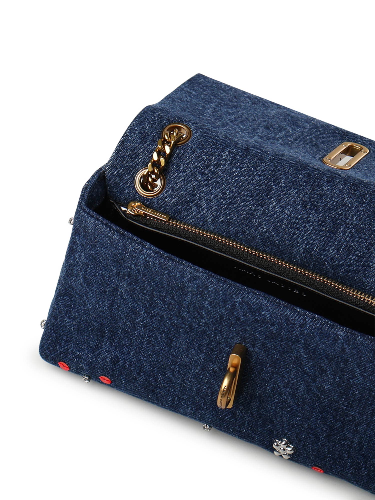 Marc Jacobs The Dual Chain Mini Bag In Denim