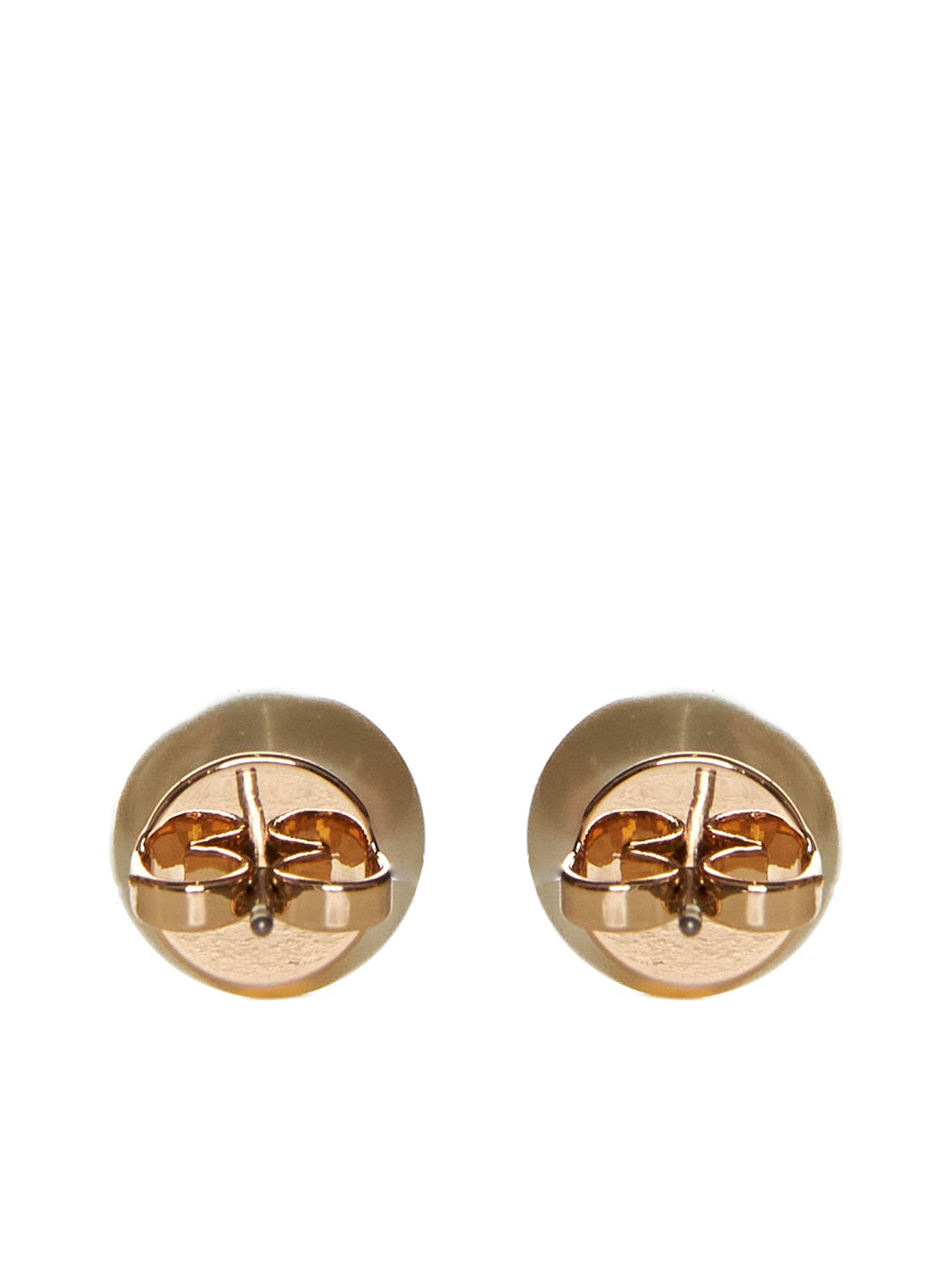 Tory Burch Kira Pearl Stud Earrings In Ivory / Tory Gold