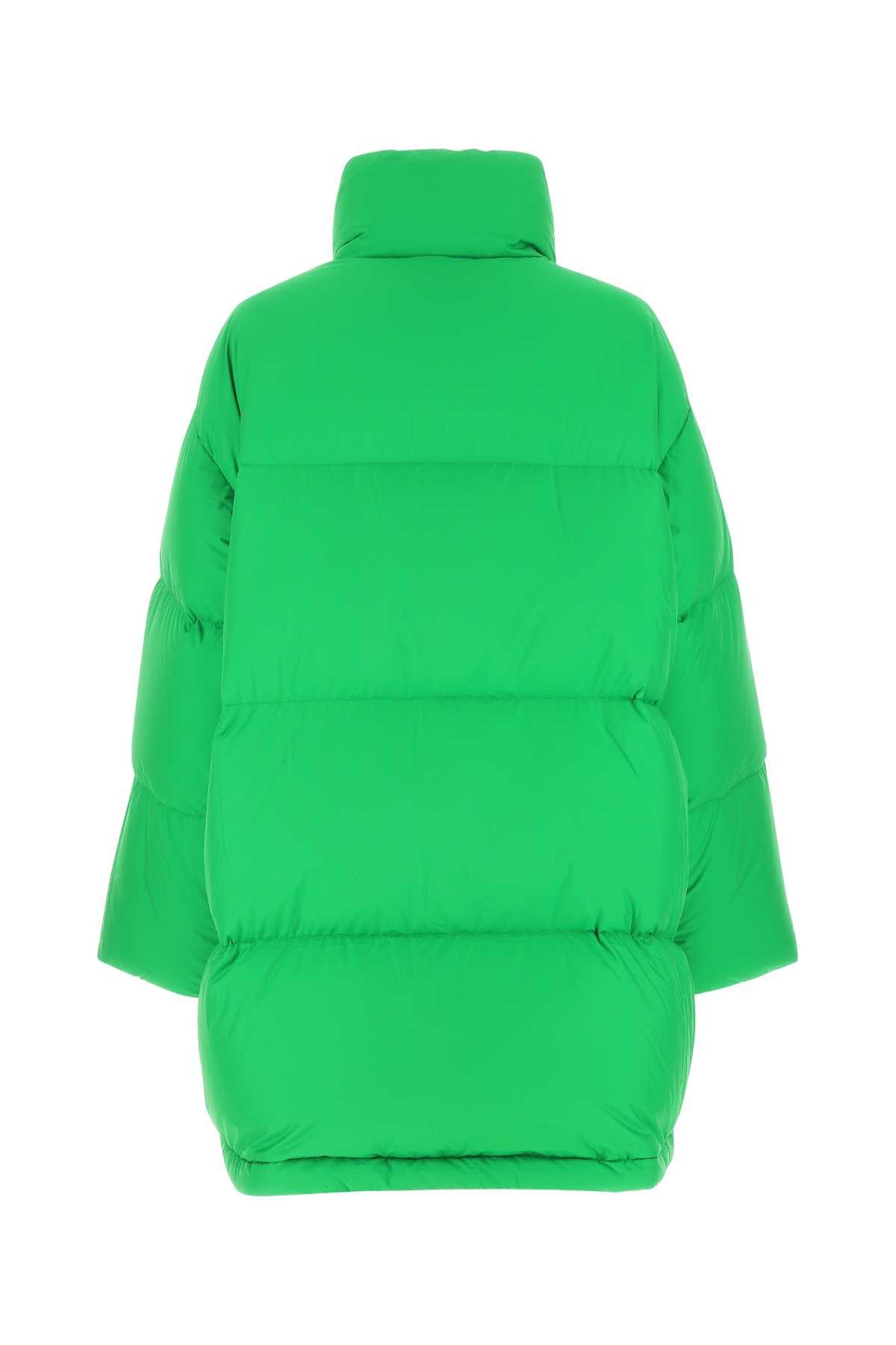 Stand Studio Grass Green Polyester Oversize Edna Down Jacket In 56000