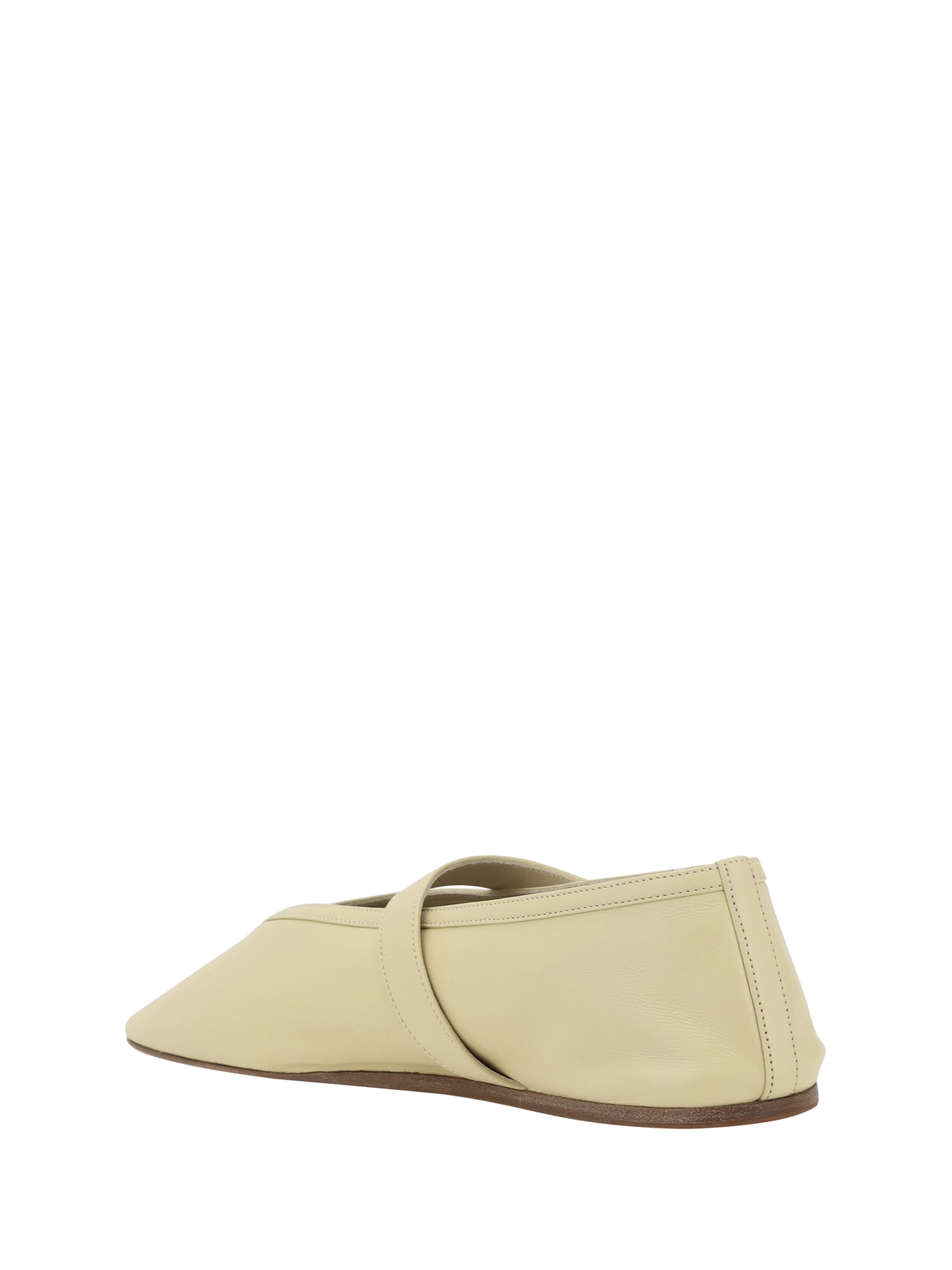 Shop Le Monde Beryl Stella Ballerinas In Custard