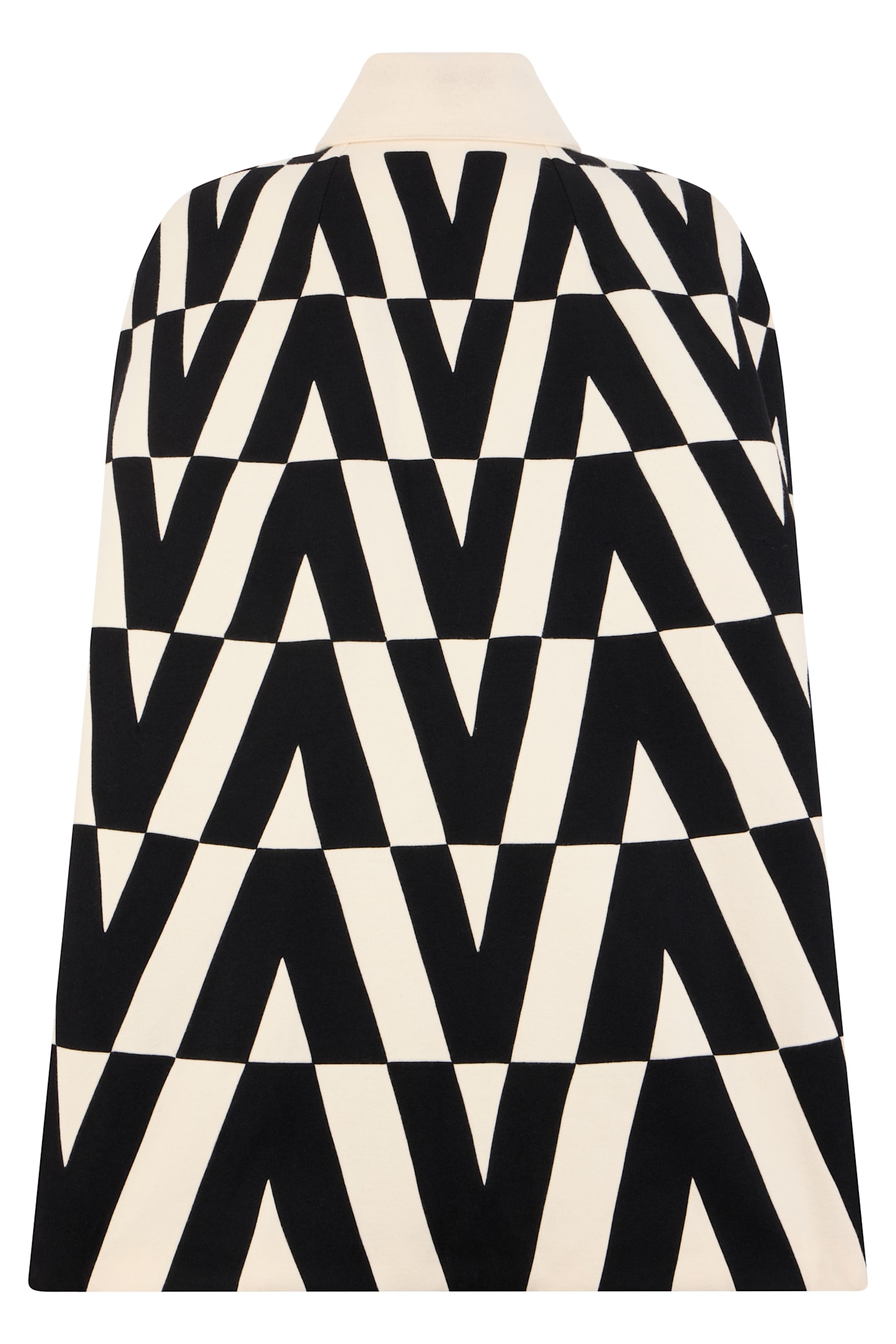 Valentino Wool Cloak In Multi