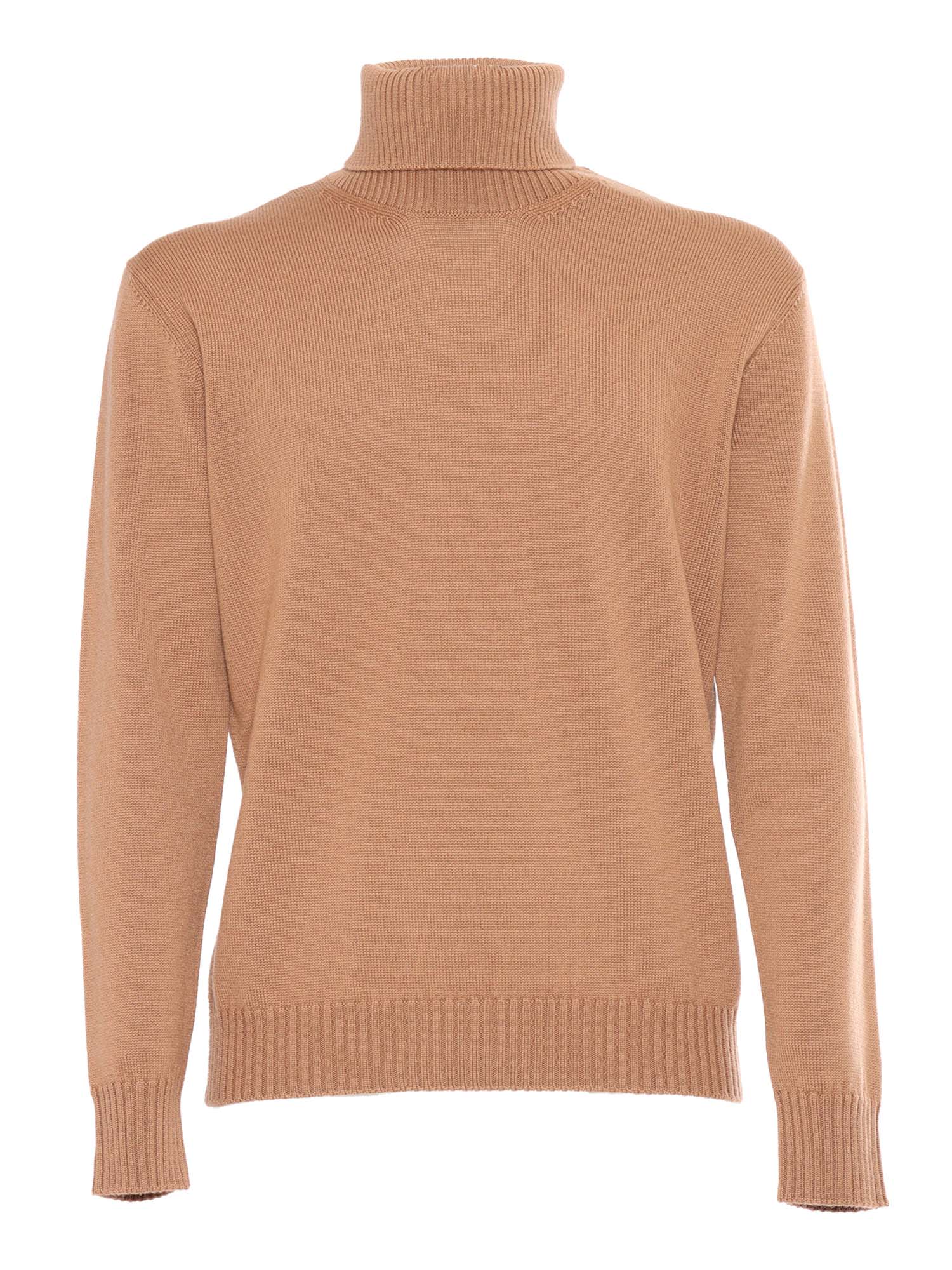 Shop Ballantyne T Neck Pullover In Brown