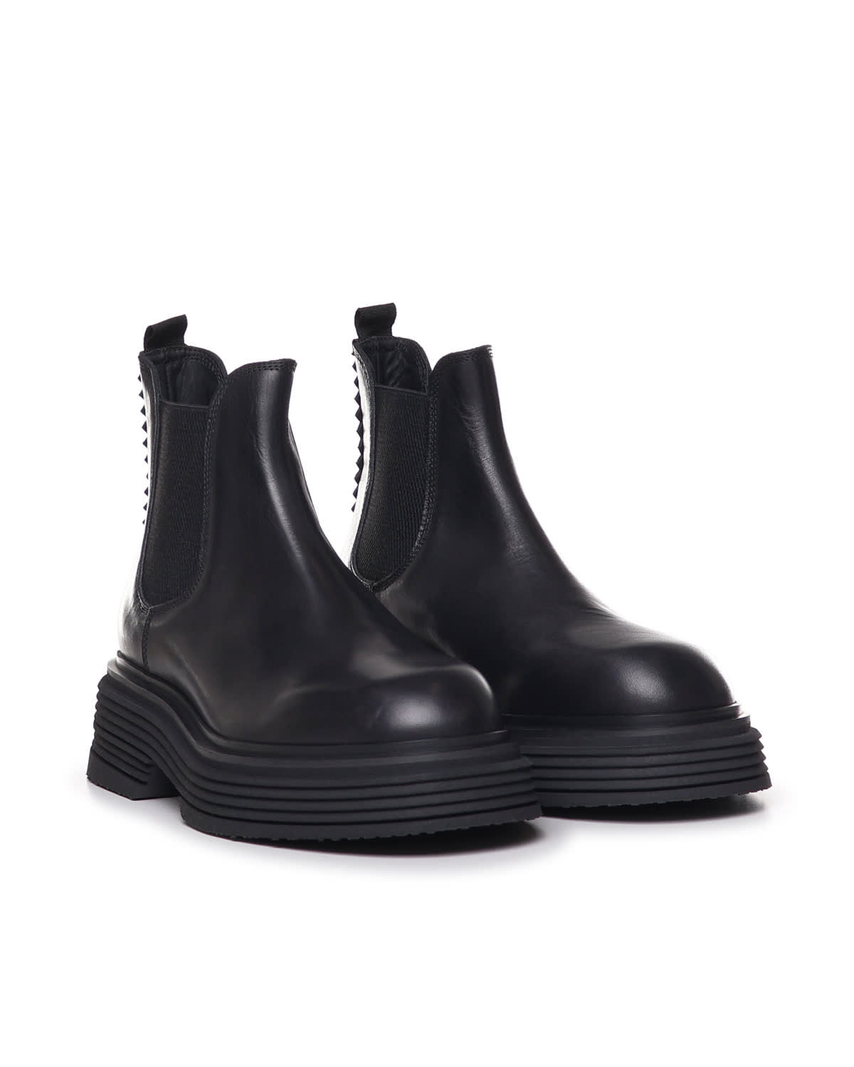 Shop The Antipode Leather Beatles Boots In Black