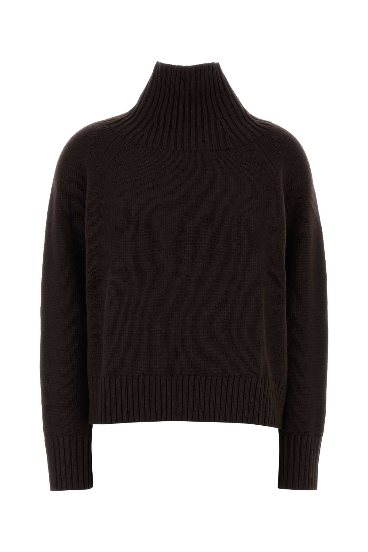 Michael Kors Dark Brown Wool Sweater In Brown