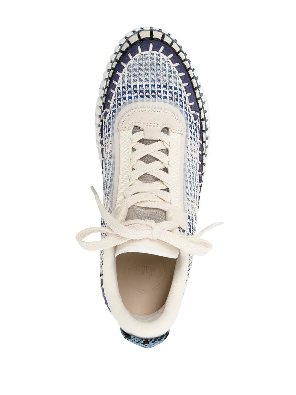 Shop Chloé Cosmic Blue Nama Sneakers