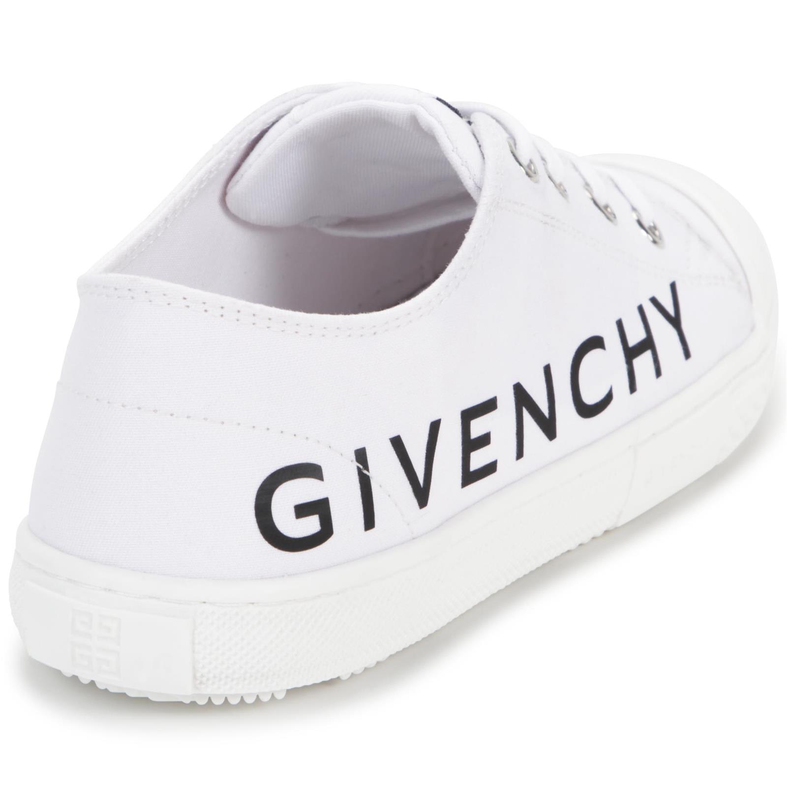 opbouwen Brood Chemie Givenchy White Sneakers For Kids With Black Logo | ModeSens