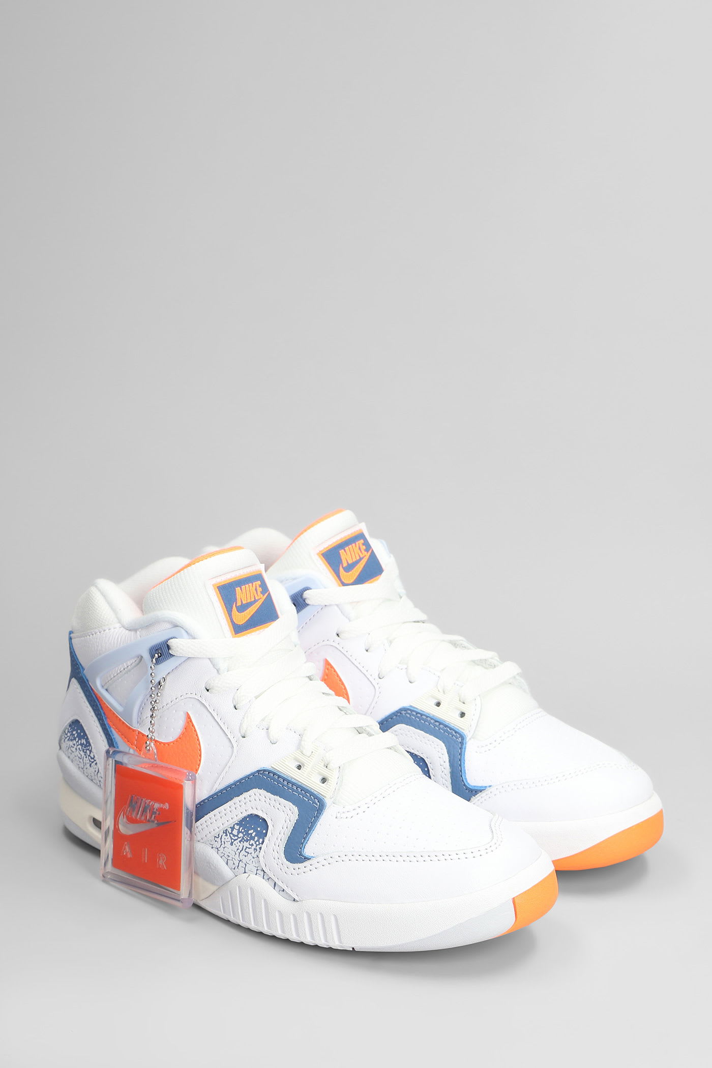 Nike Air Tech Challenge Sneakers In White Leather In White