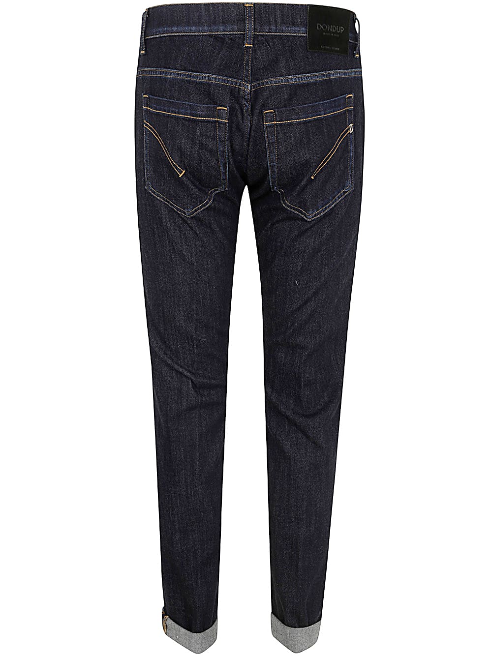 Shop Dondup George Jeans Denim Cachemire In Blue