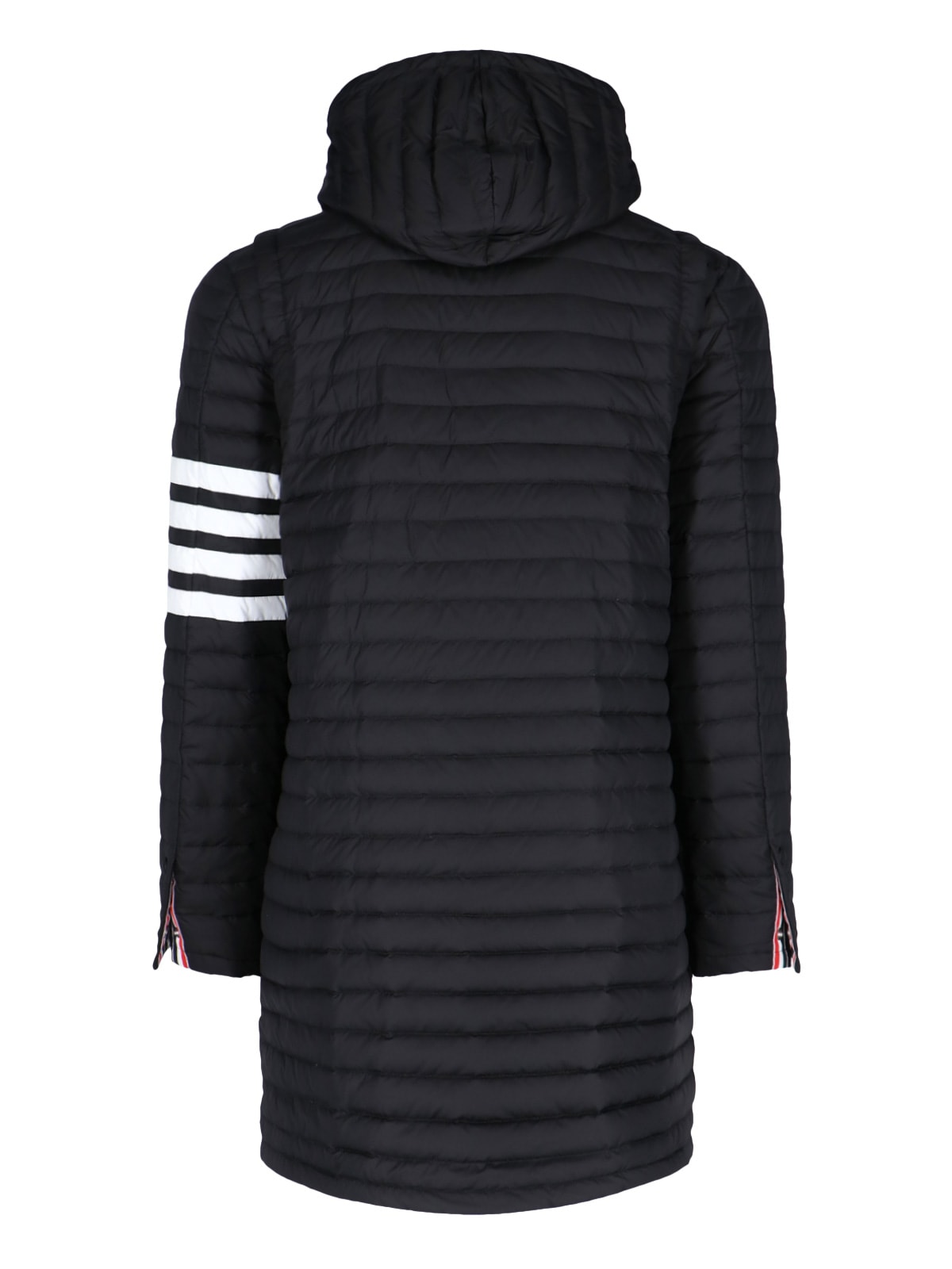 Thom Browne Relaxed Fit Hooded Jacket In Black