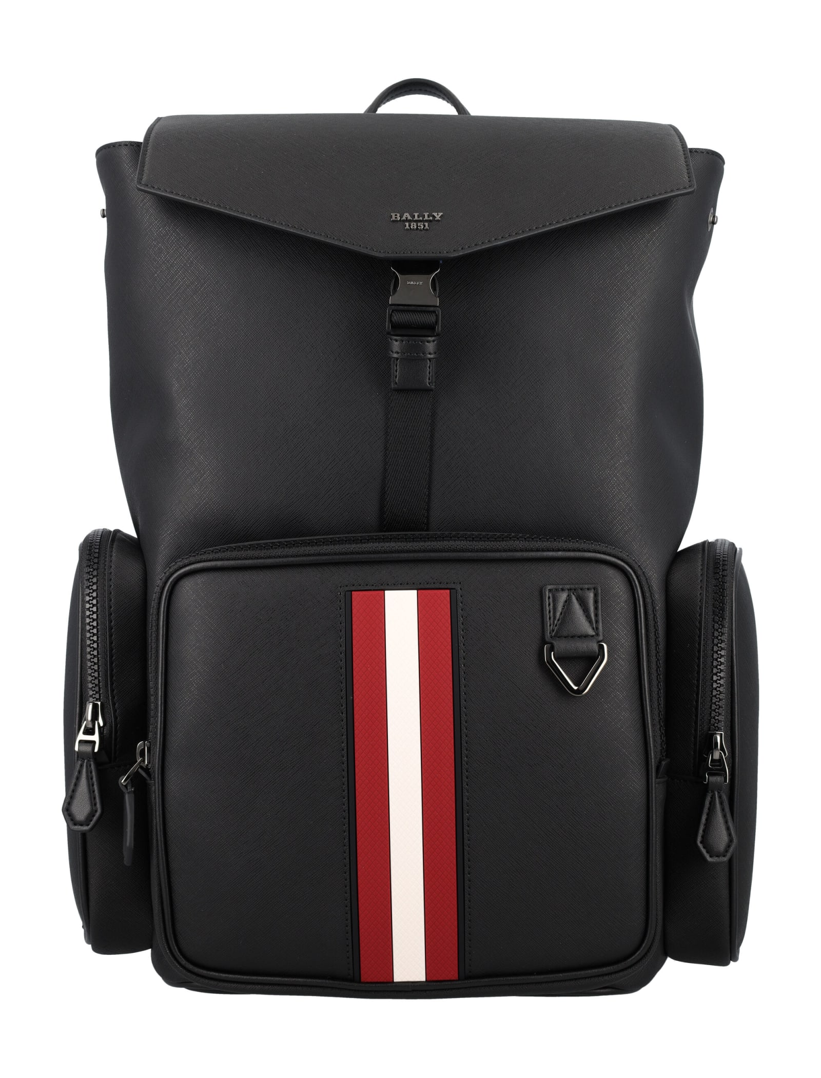 Shop Bally Maxi Backpack In Black
