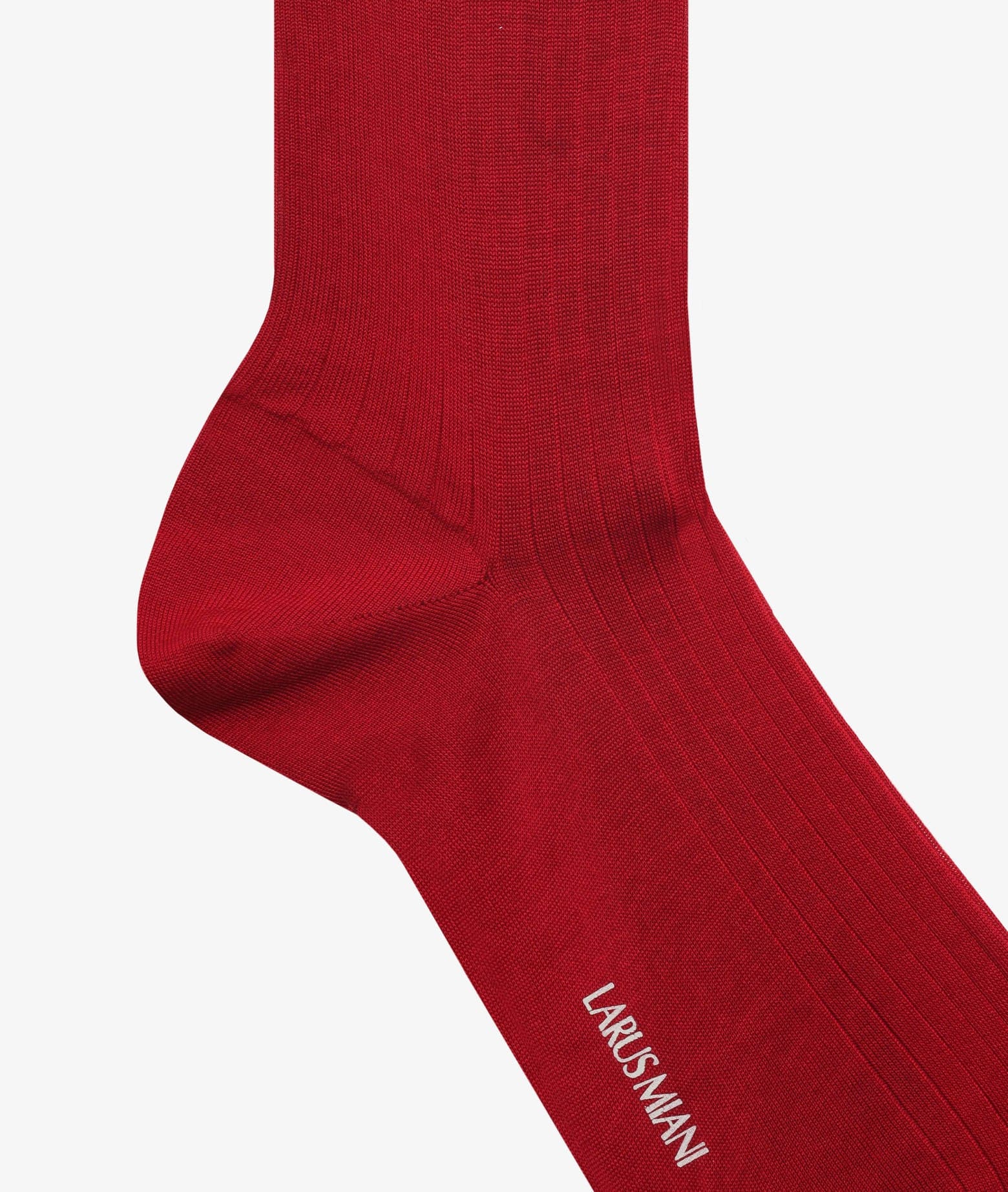 Larusmiani Ribbed Socks Socks In Red