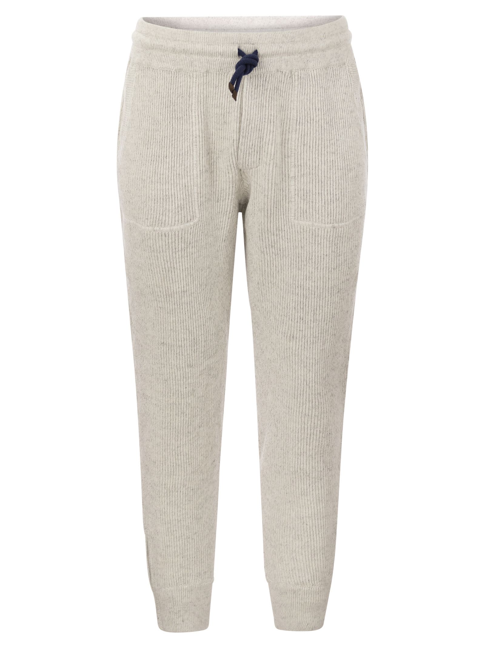 Cotton And Linen Knit Trousers