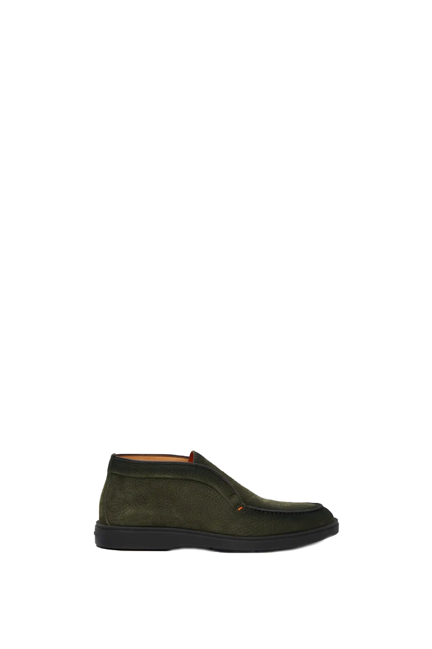 Shop Santoni Dragon-b Mocassin In Green