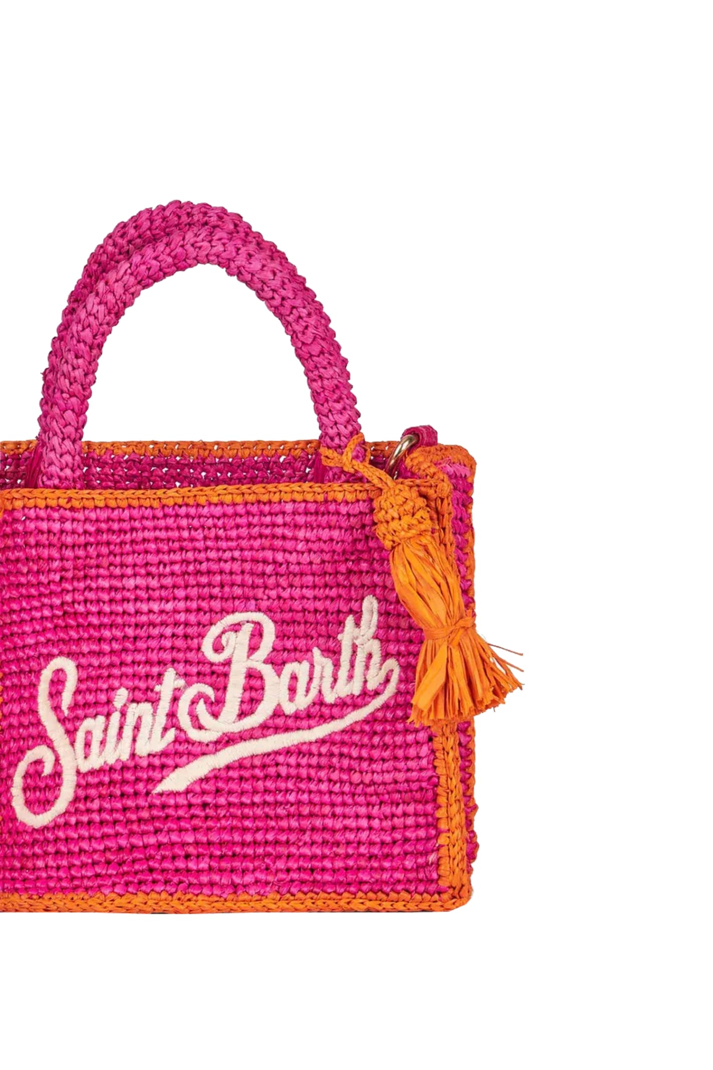 Shop Mc2 Saint Barth Shoulder Bag In Pink