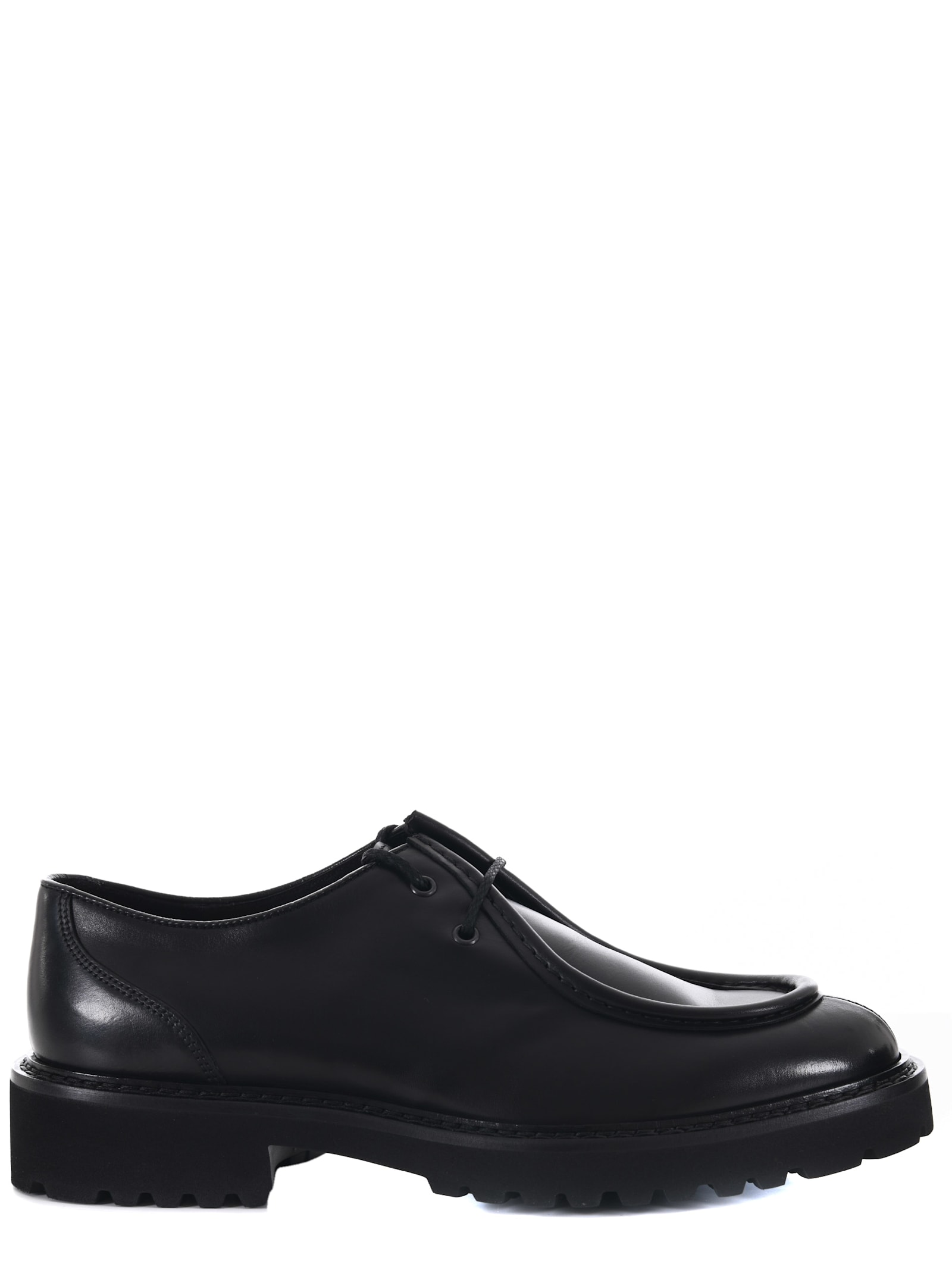 Shop Doucal's Doucals Leather Shoes In Black