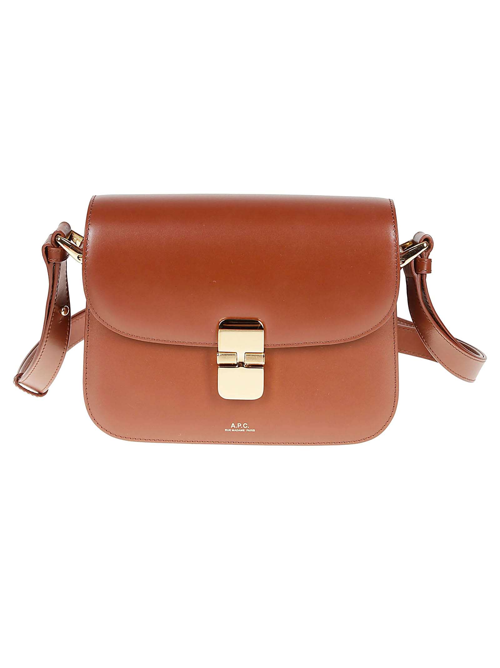 Shop Apc Sac Grace Small In Cad Noisette