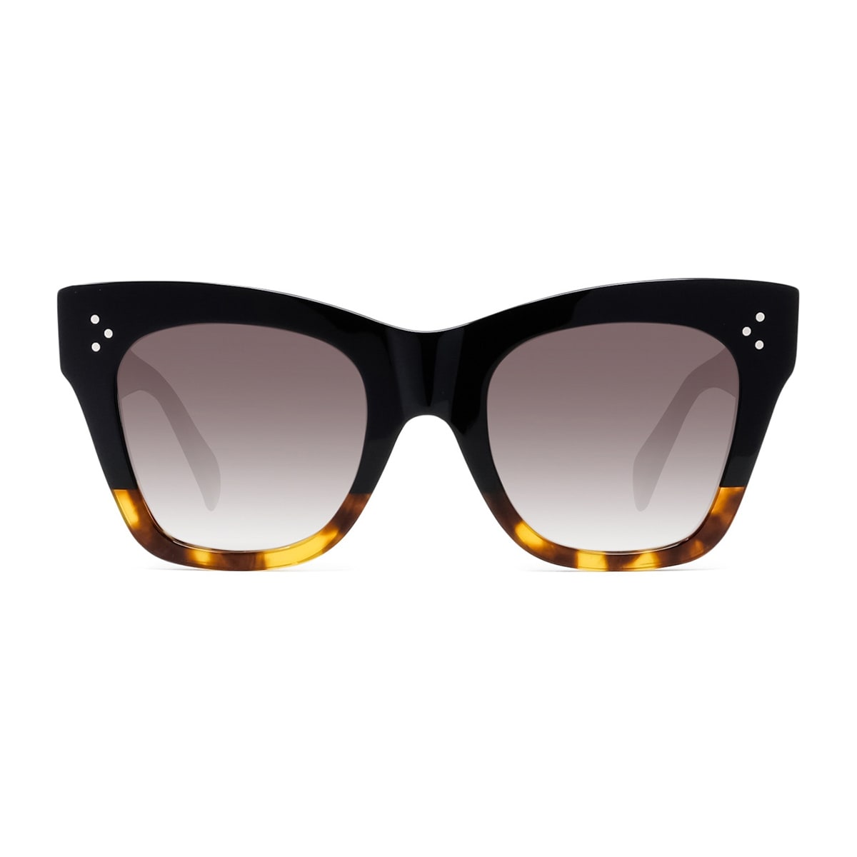 Celine Cl4004in Celine 3 Dots 05k Black Havana Sunglasses