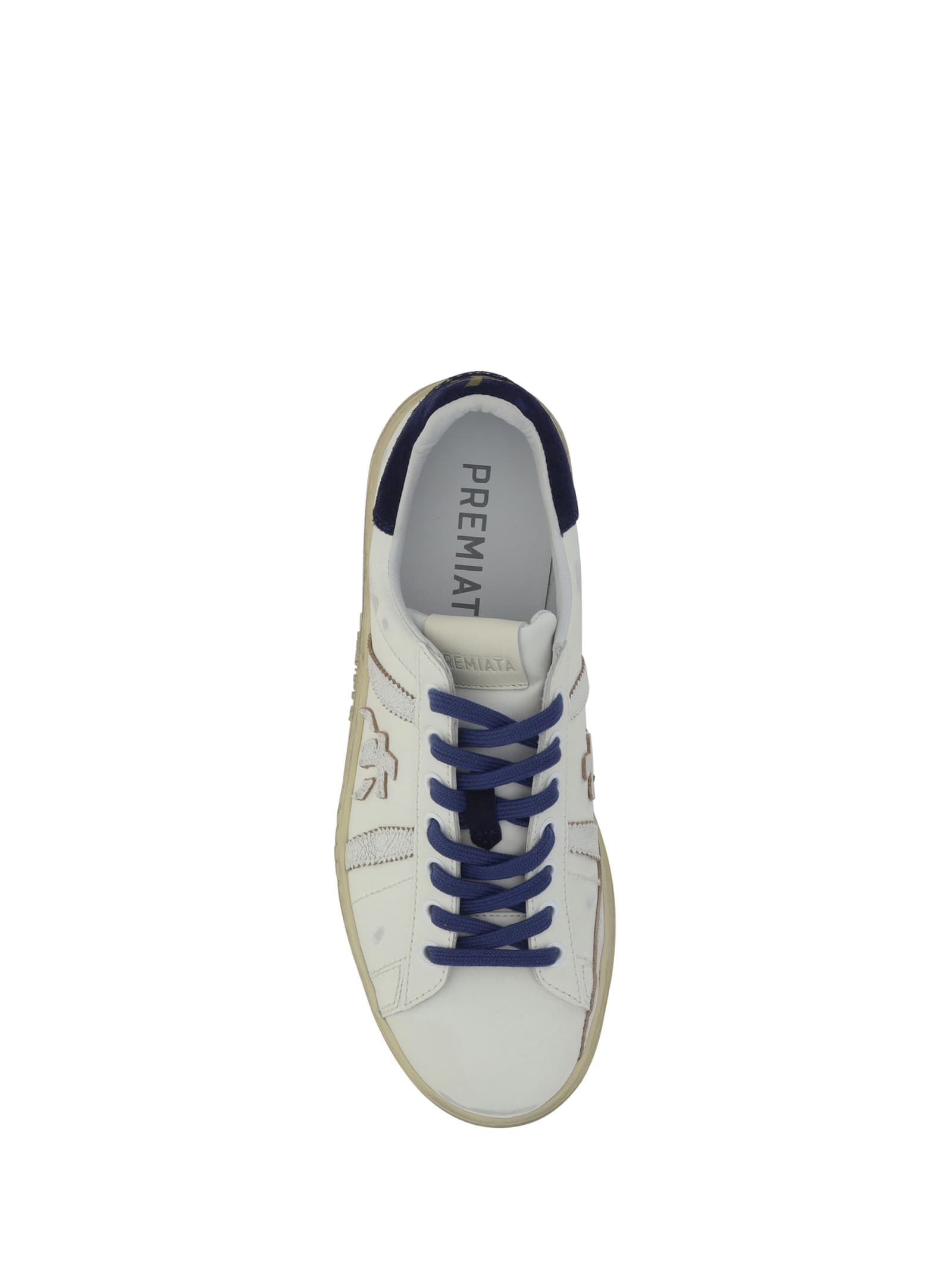 Shop Premiata Russell Sneakers In Off White
