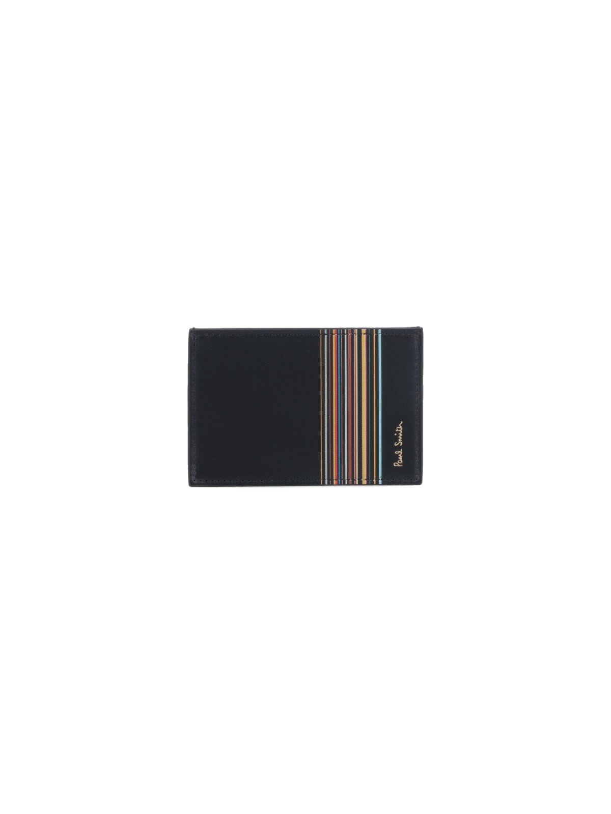 signature Stripe Block Card Holder
