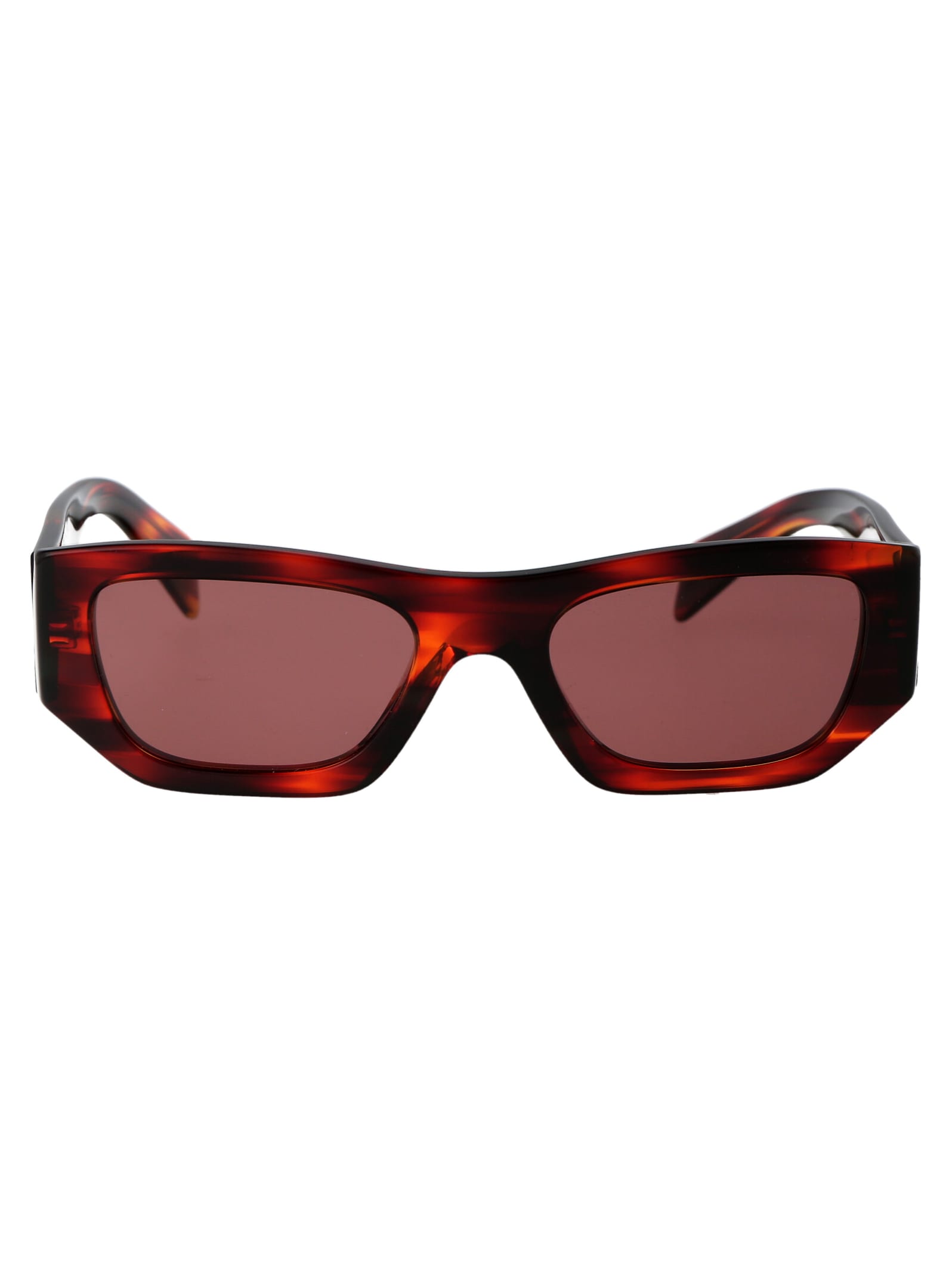 Prada 0pr A01s Sunglasses In 13o80b Havana Red