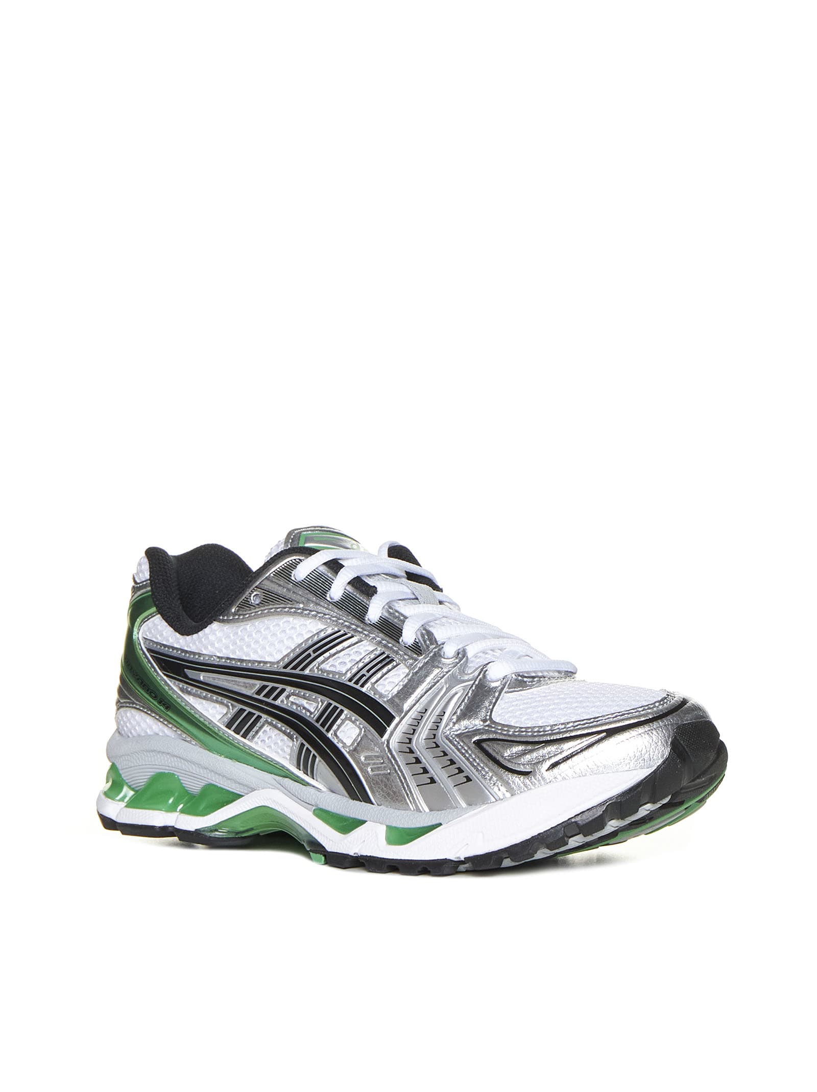 Shop Asics Sneakers In White/malachite Green