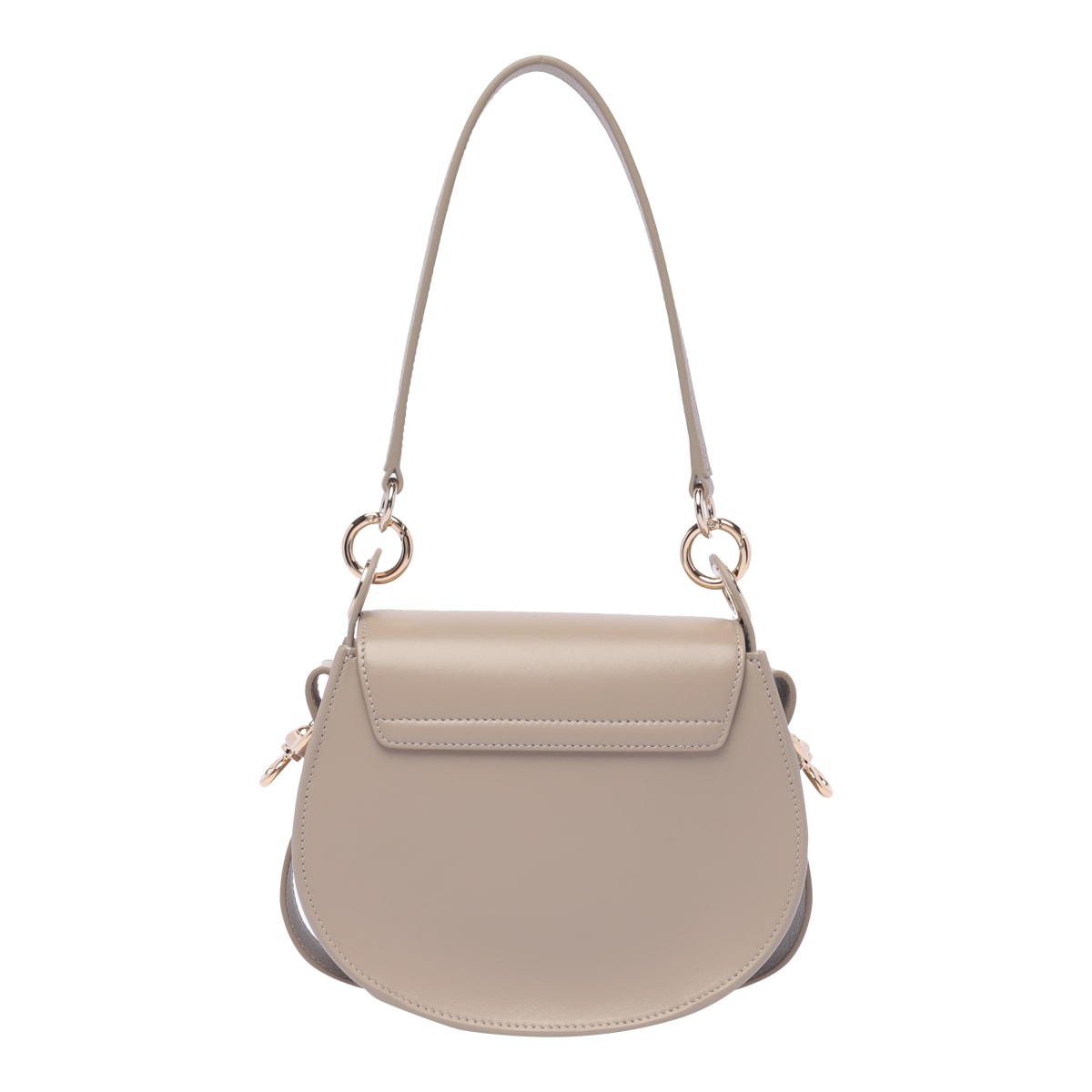 Shop Chloé Small Tess Crossbody Bag In Grey