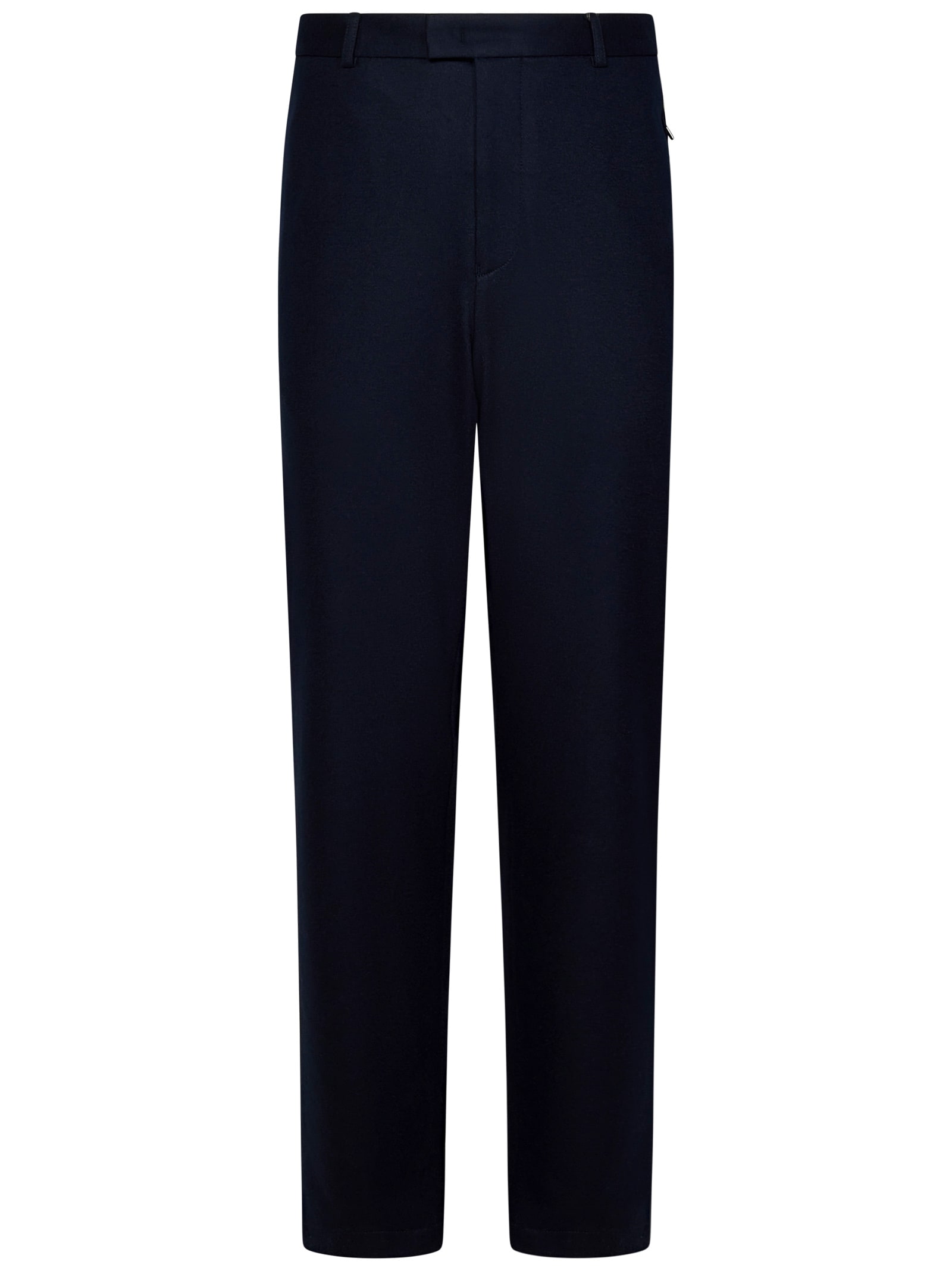 Shop Emporio Armani Trousers In Blue