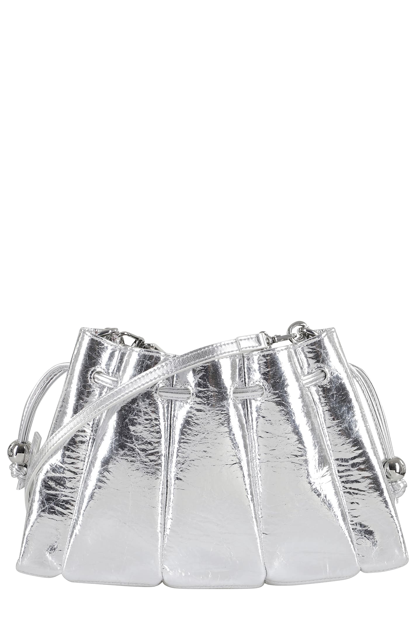 Themoirè Dafne Shoulder Bag In Silver
