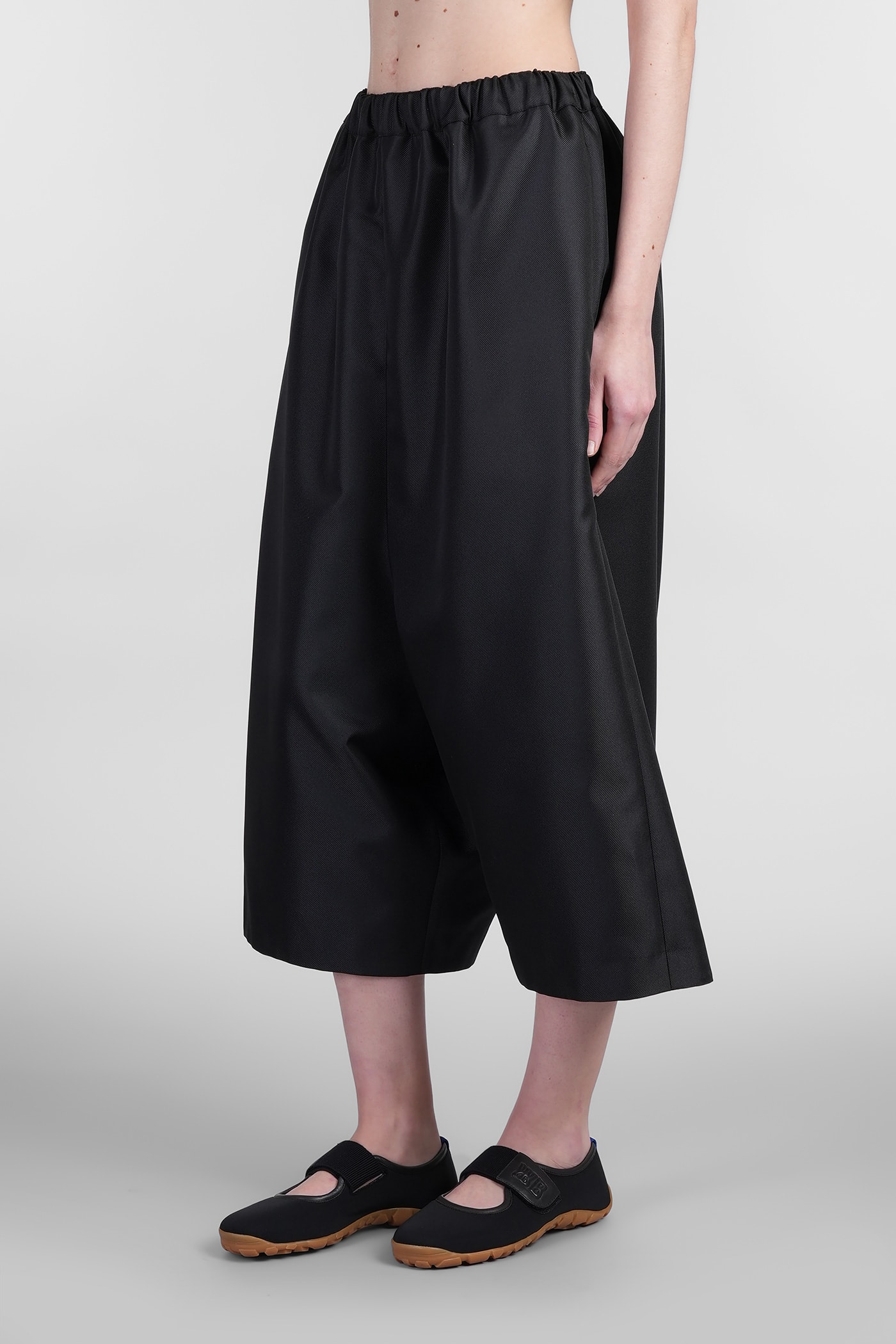 Shop Comme Des Garçons Pants In Black Polyester