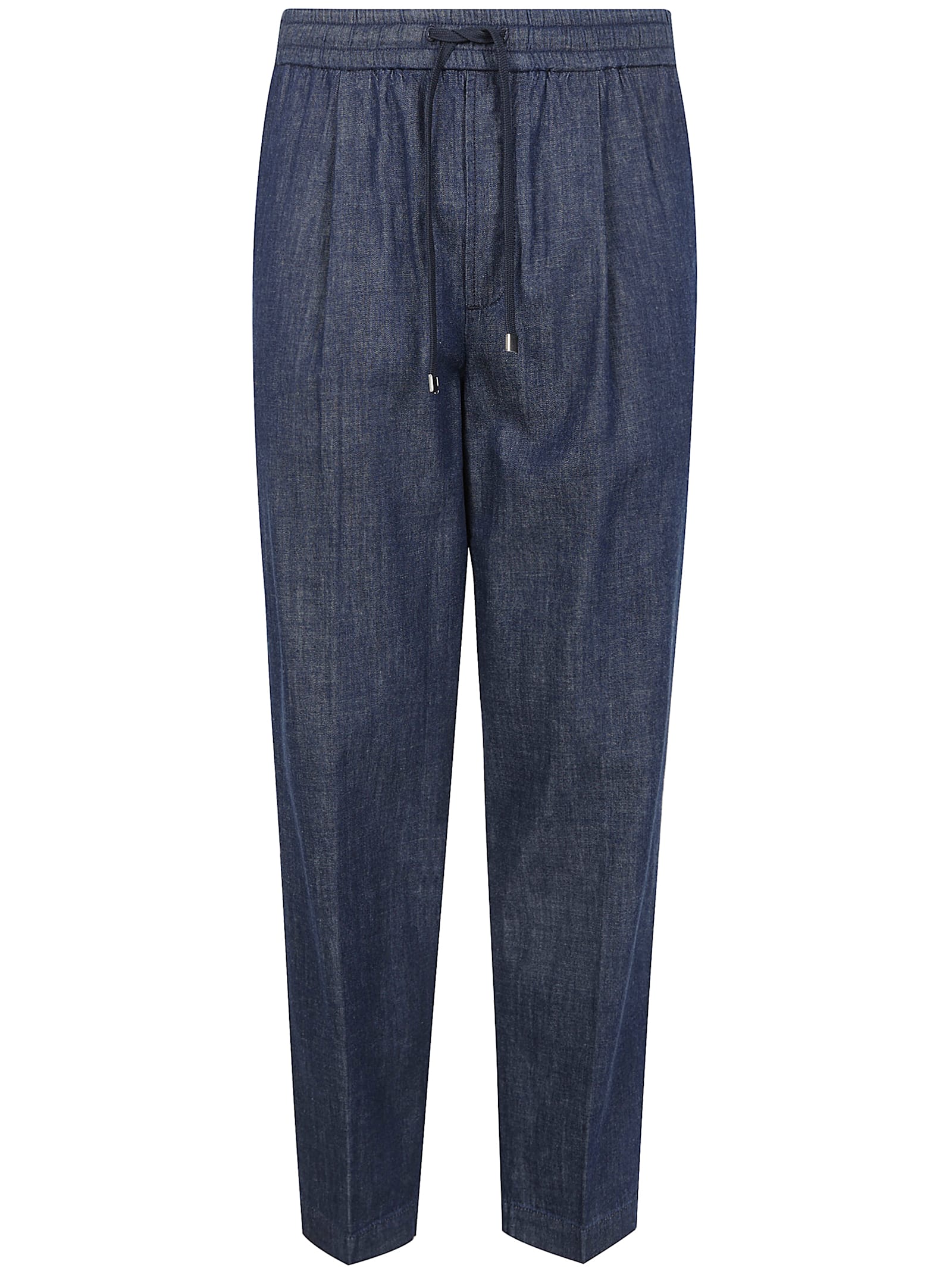 Low Fit Carrot Daniel Denim Blue Trousers