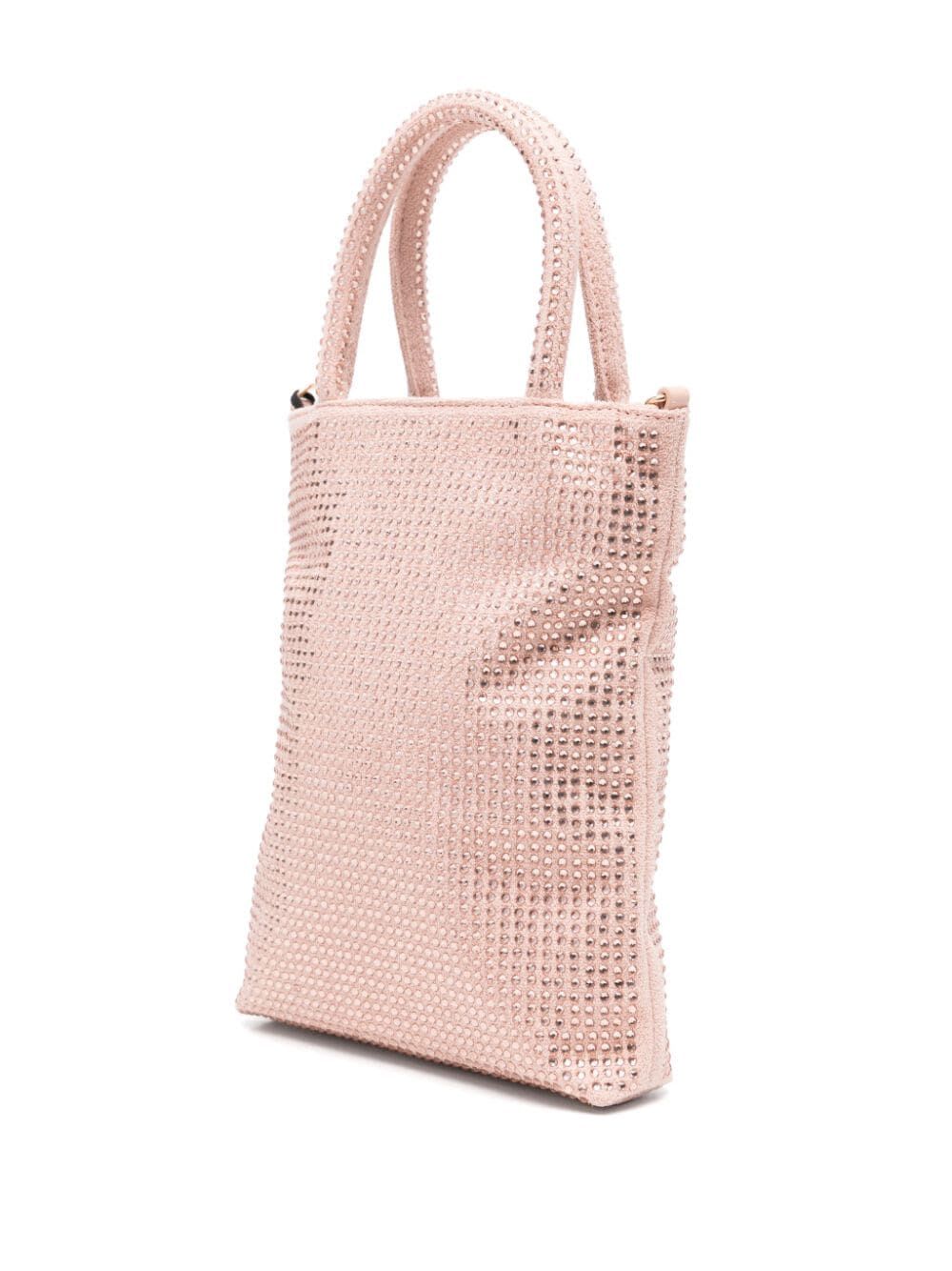 Shop Twinset Mini Tote Bag In Peachy Keen