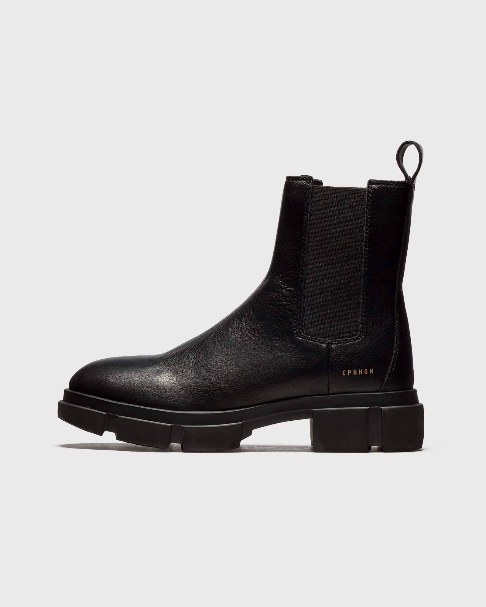 Shop Copenhagen Leather Chelsea Boot In Blk Black