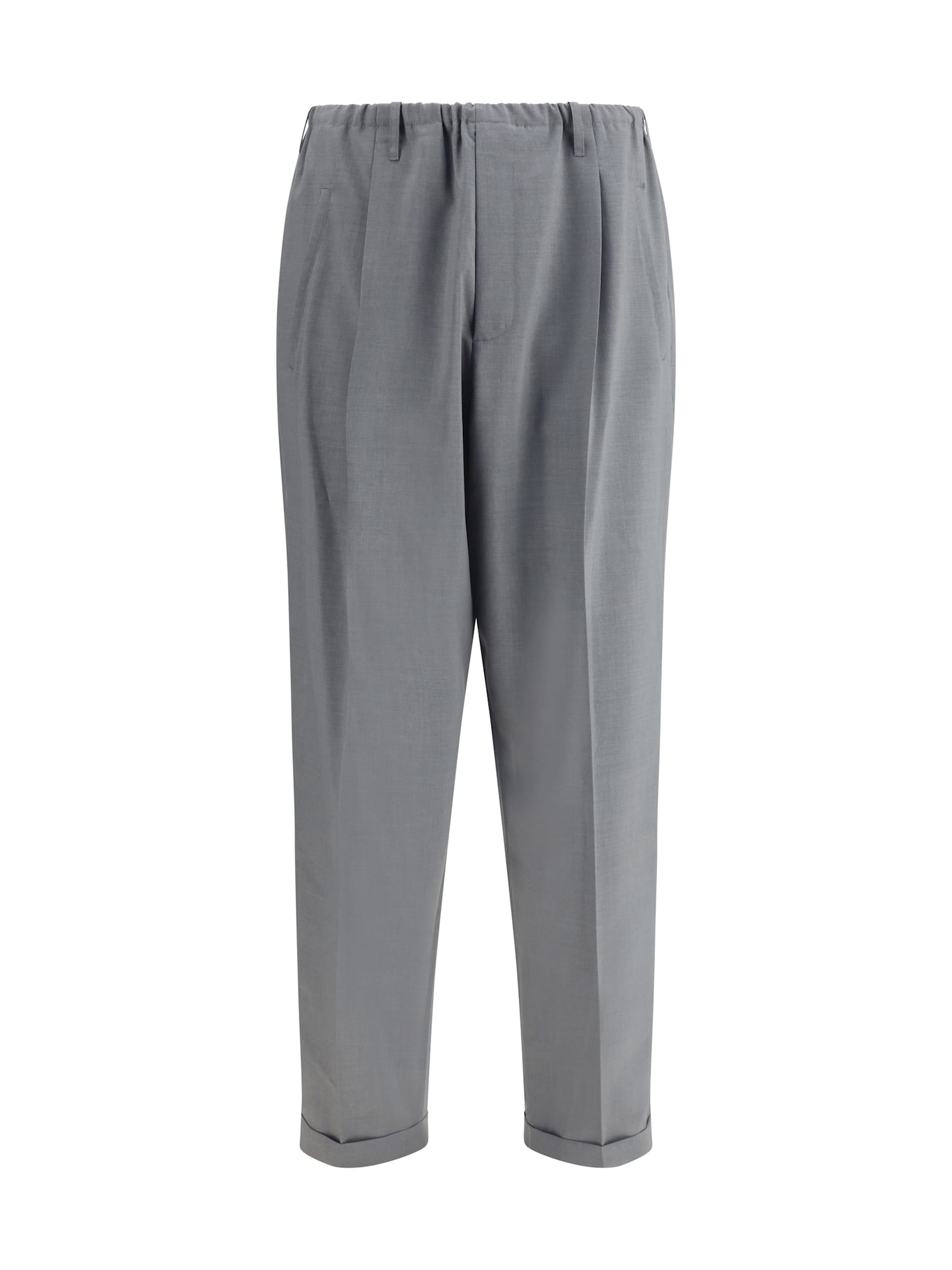 Magliano Baggy Elastic Pants In Gray