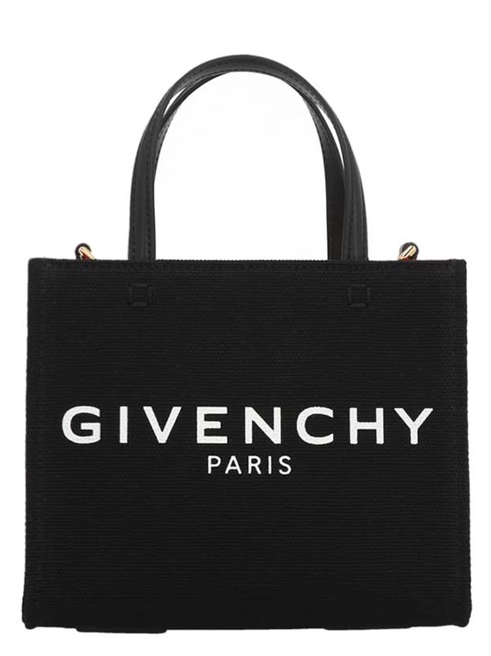 Shop Givenchy Mini G-tote Handbag In Black