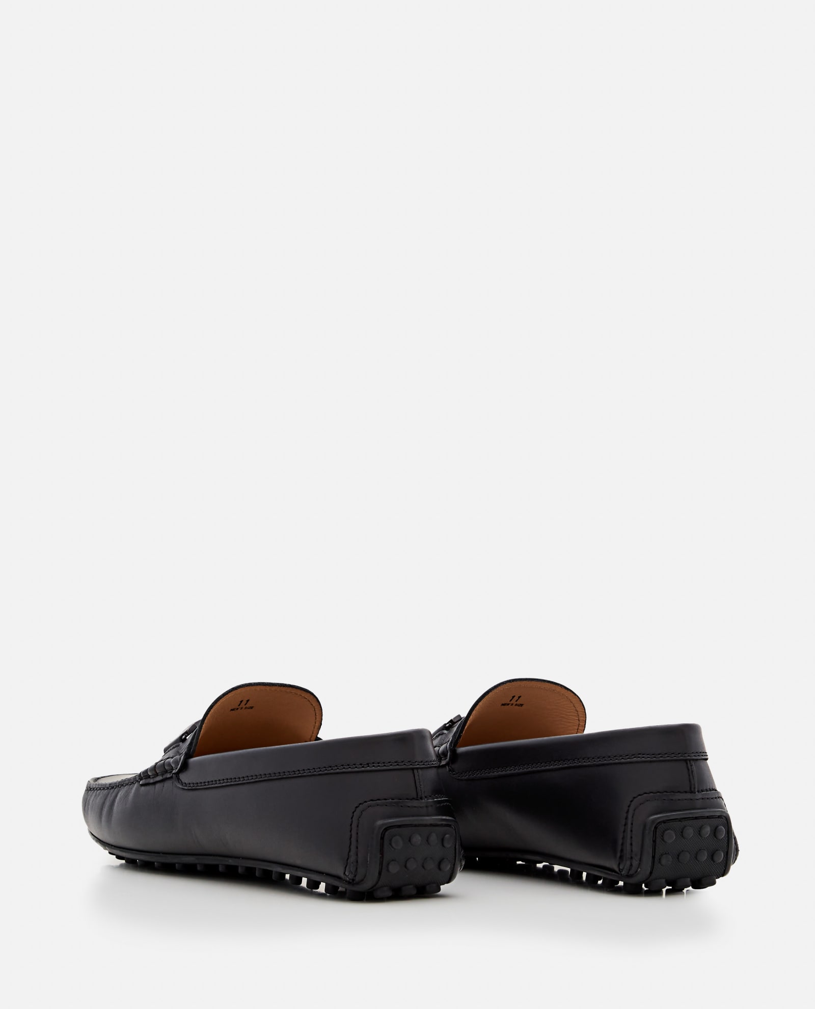 Shop Tod's City Gommino Loafers In Black