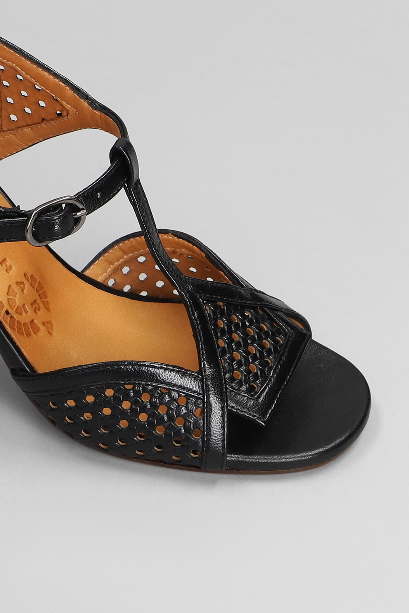 Shop Chie Mihara Bessy Sandals In Black Leather