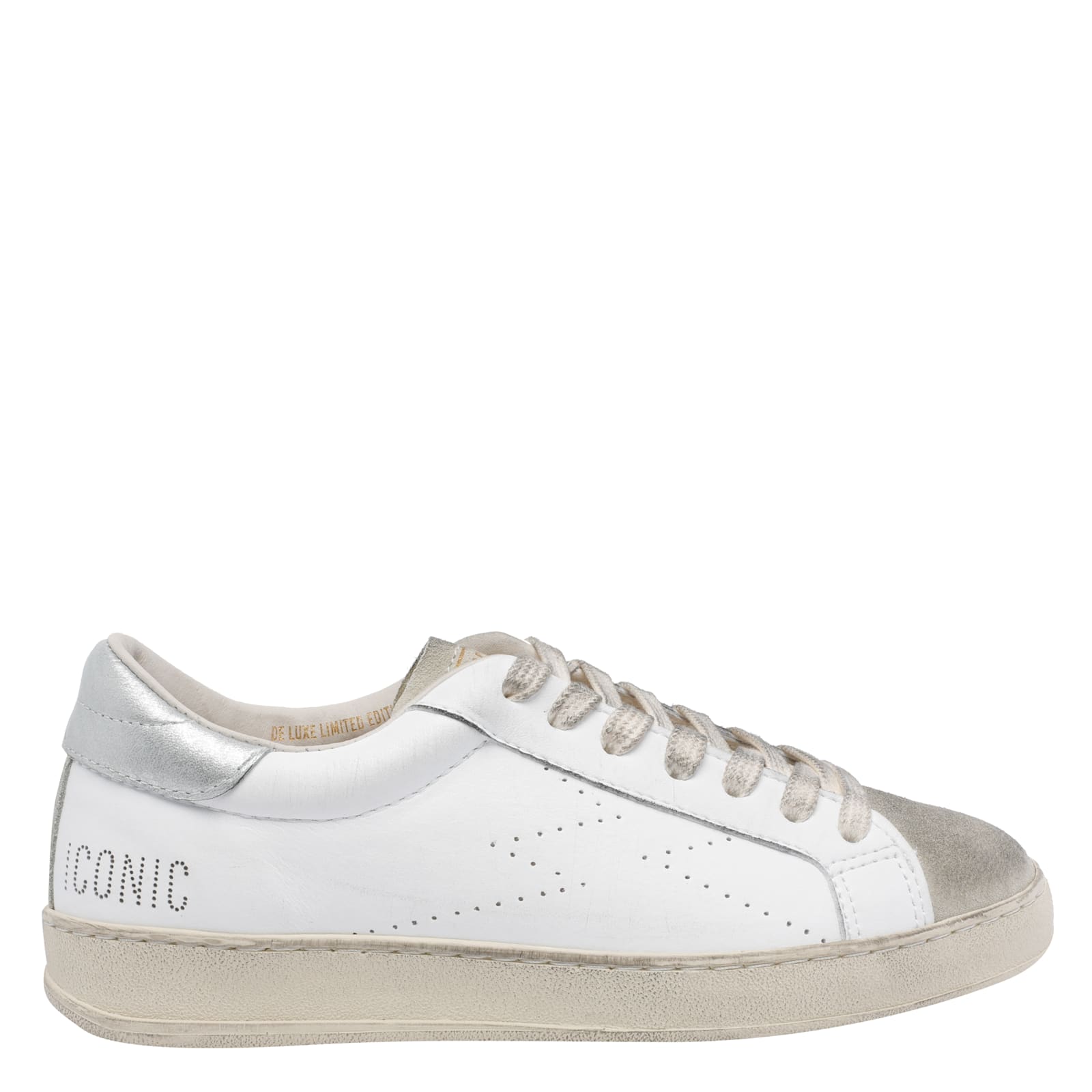 Moa Master Of Arts Iconic Logo Perforato Sneakers In White