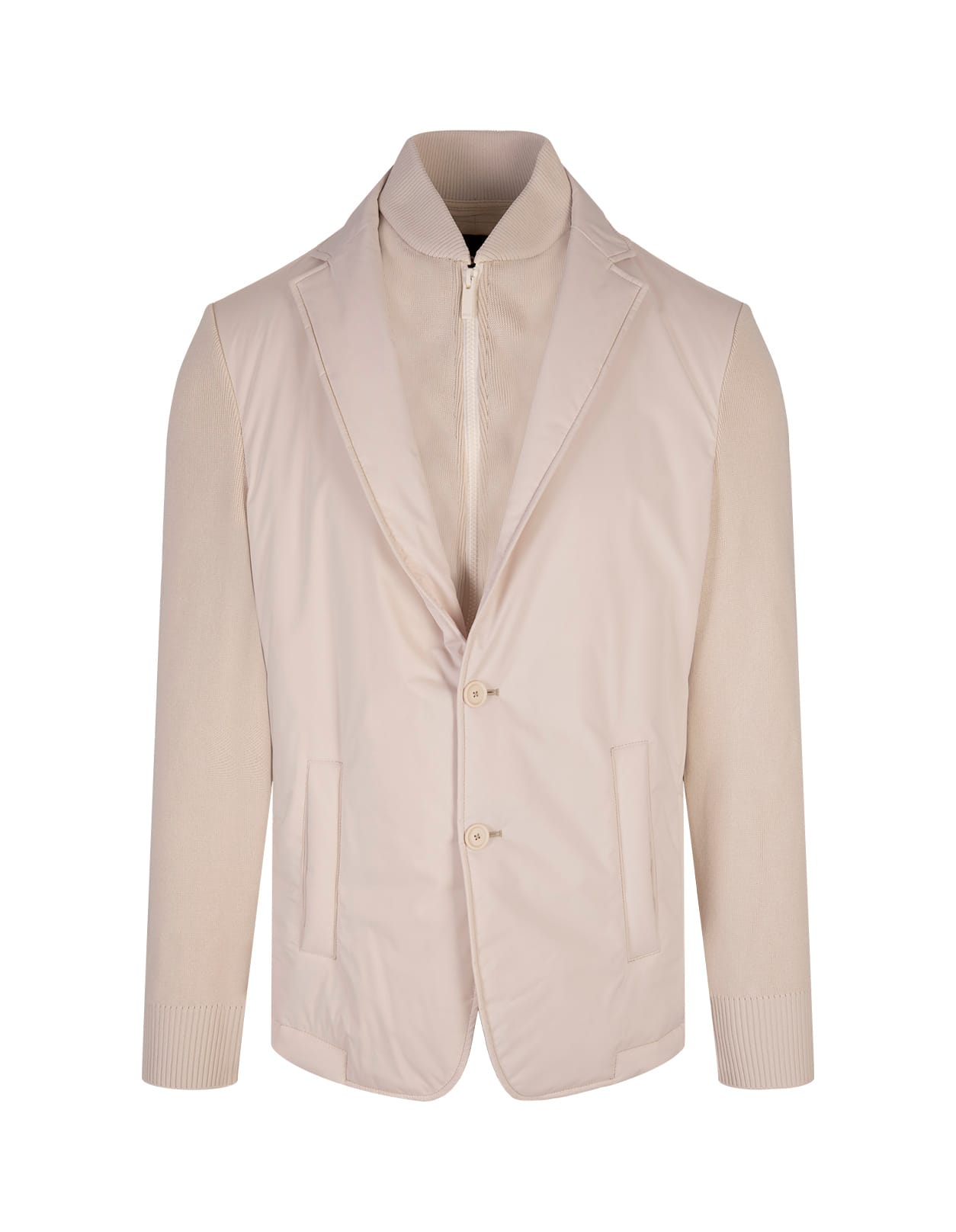 Ivory Padded Performance Jacket