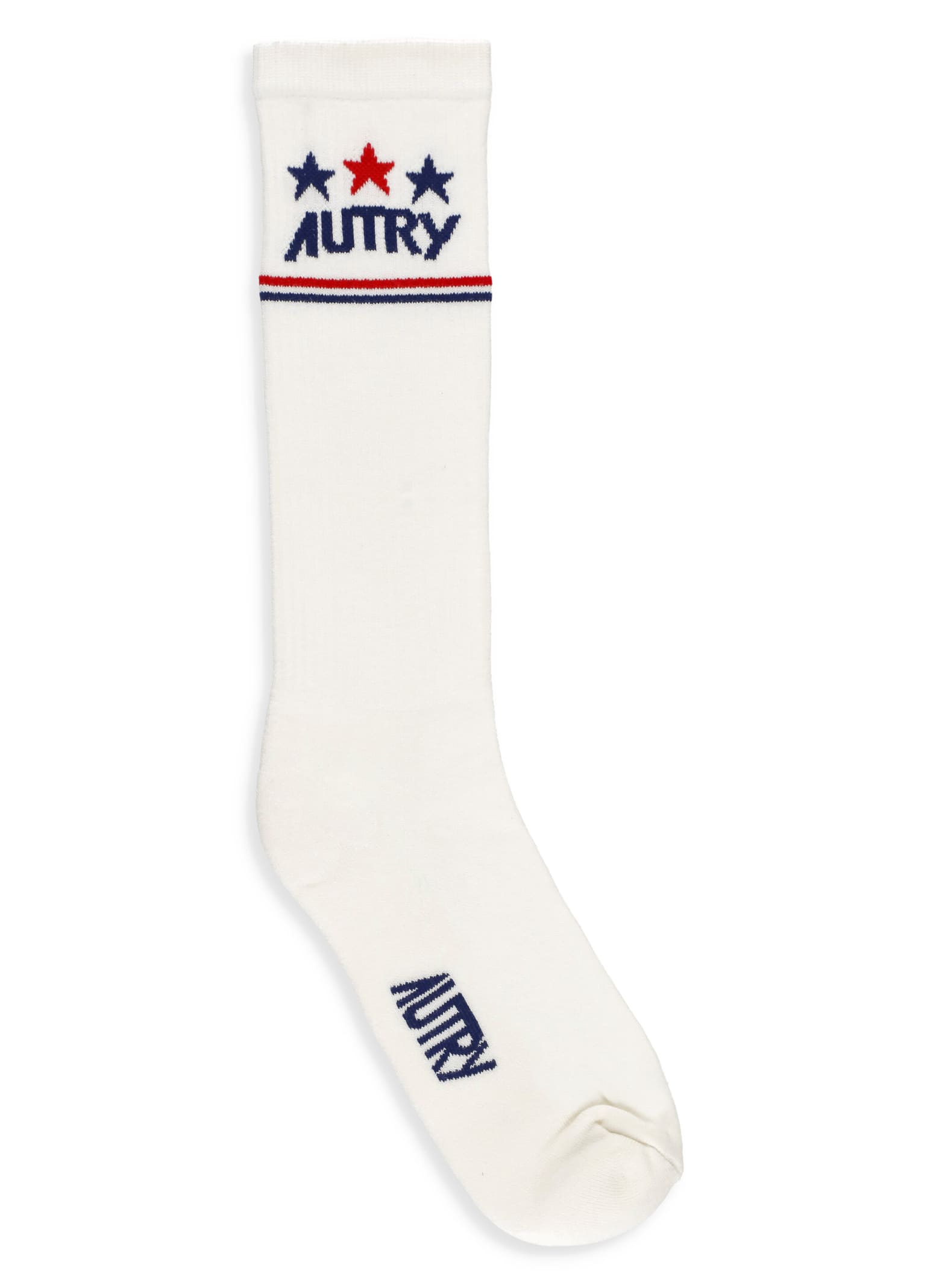 Shop Autry Cotton Socks In White