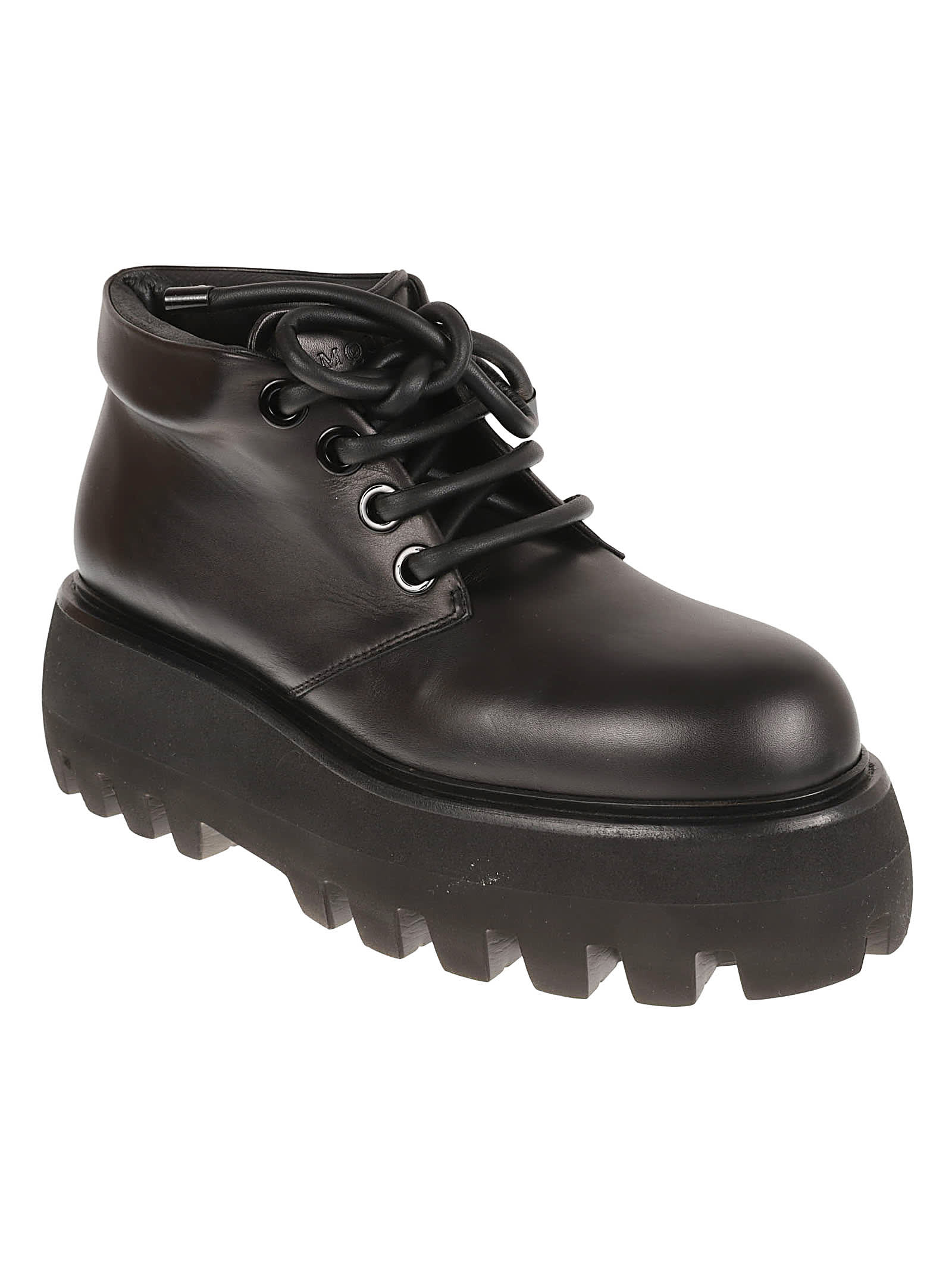 Alexander Mcqueen Scarf Boots In Black