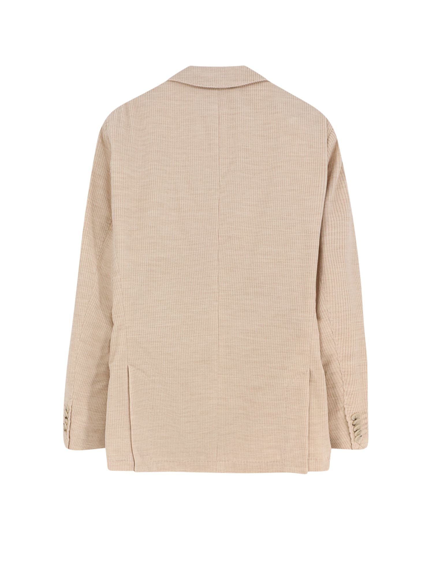 Hugo Boss Corduroy Blazer In Neutral